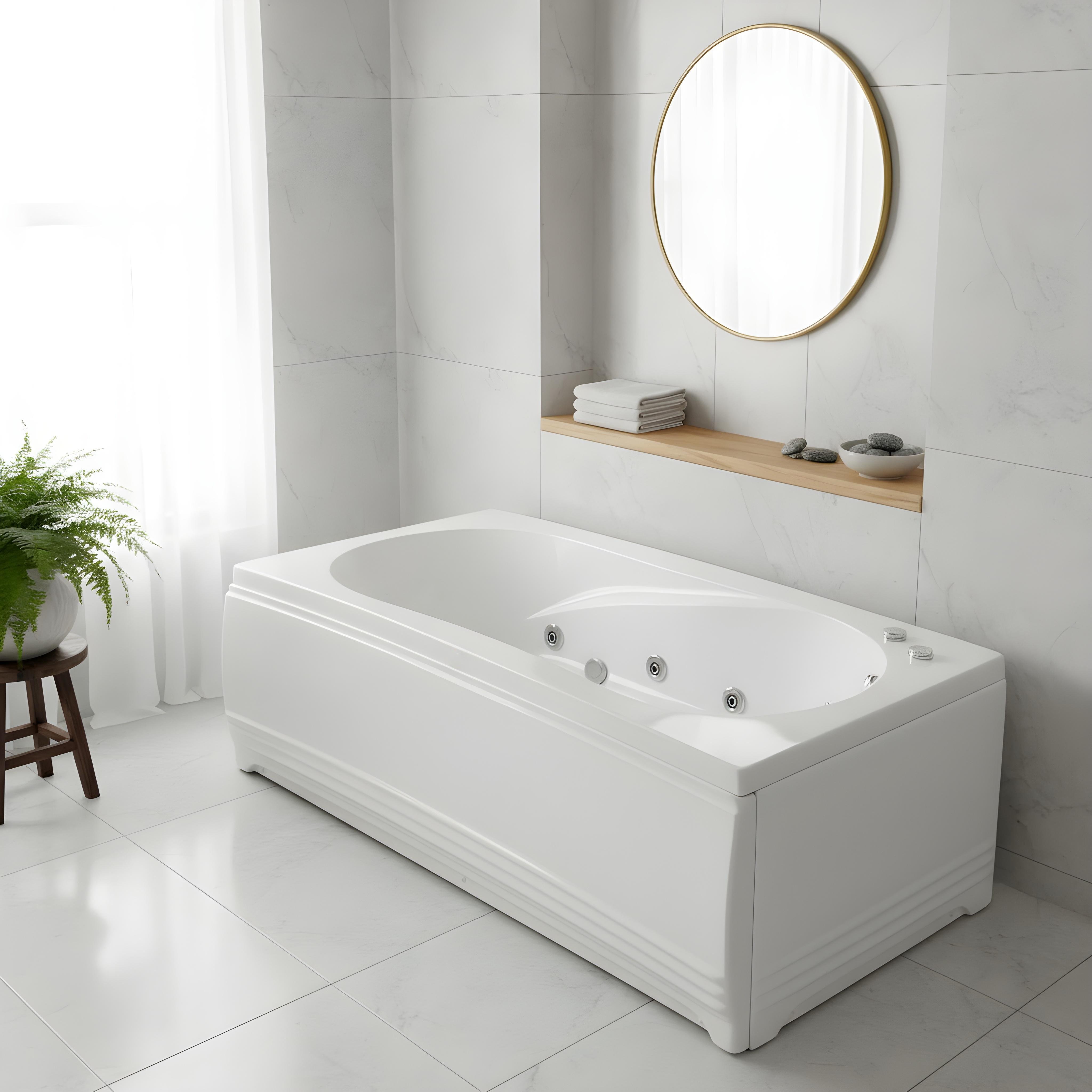 170 x 80 Tek Kişilik Düz Jakuzi