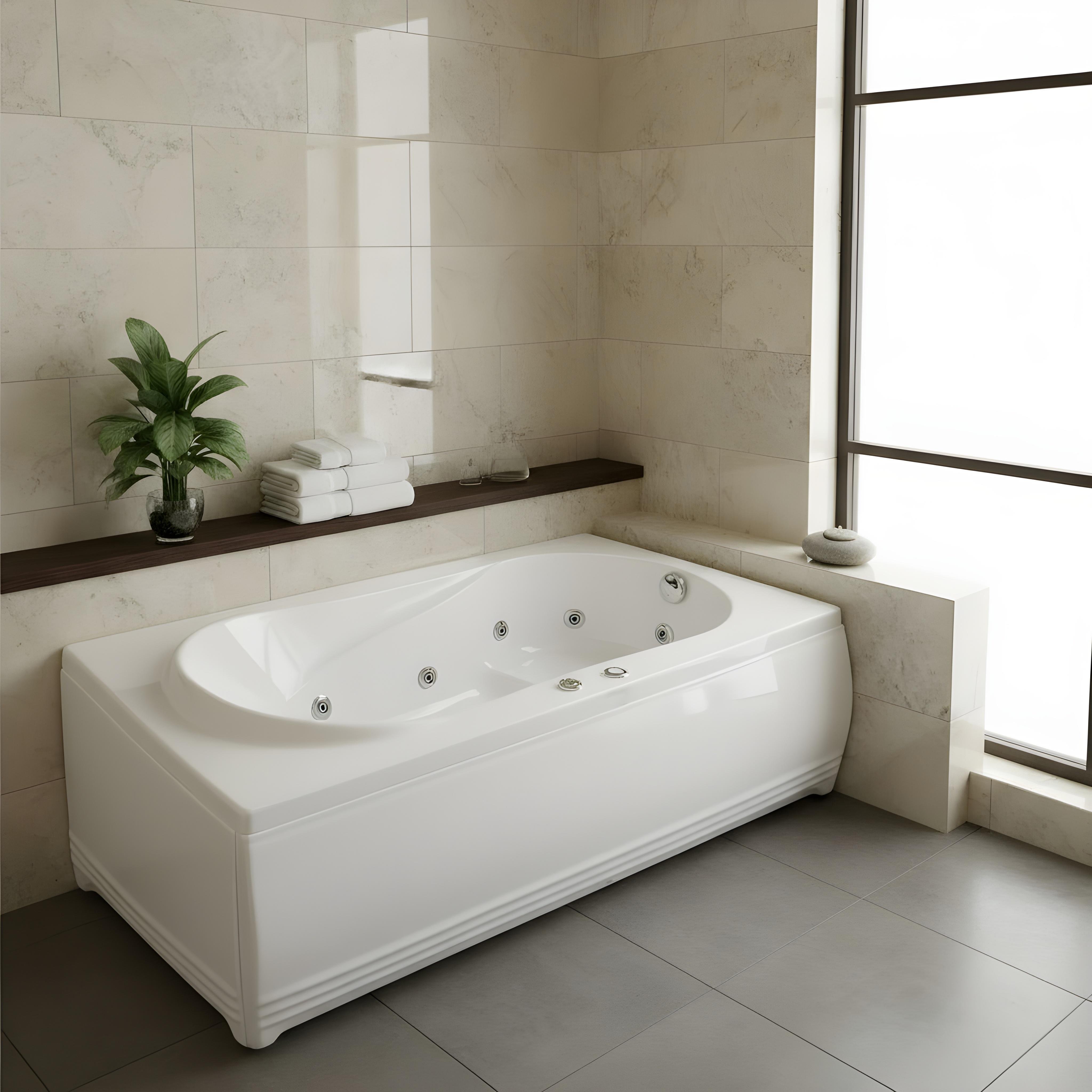 180 x 90 Tek Kişilik Düz Jakuzi