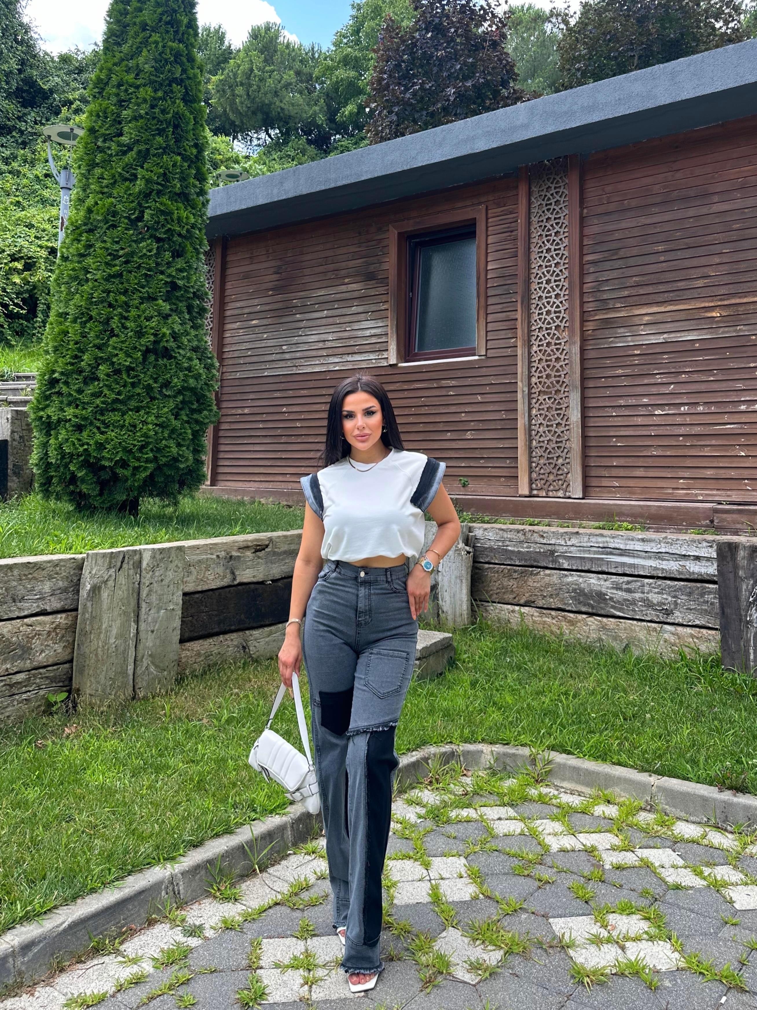 Adenna Jean İkili Takım Gri