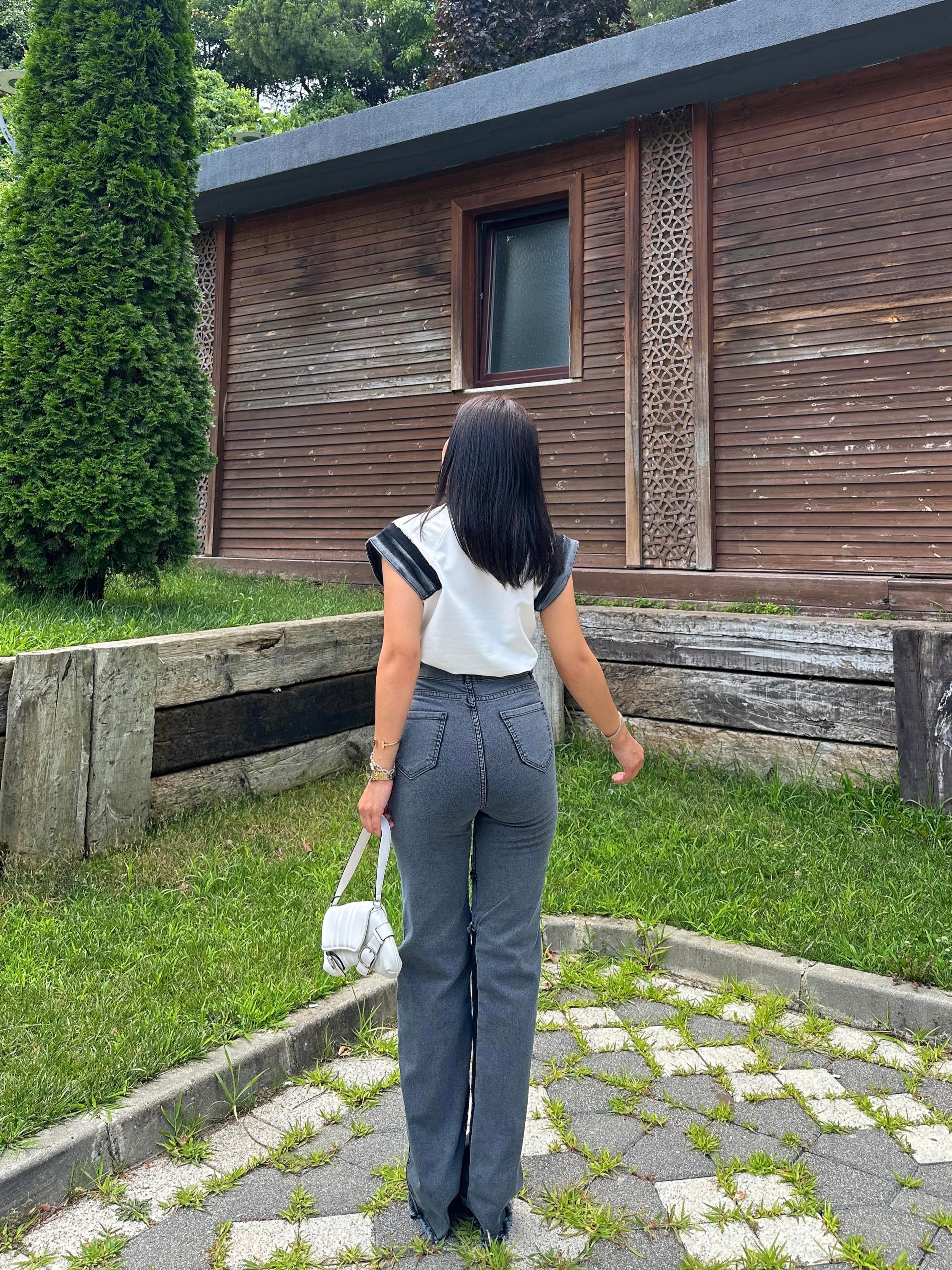 Adenna Jean İkili Takım Gri