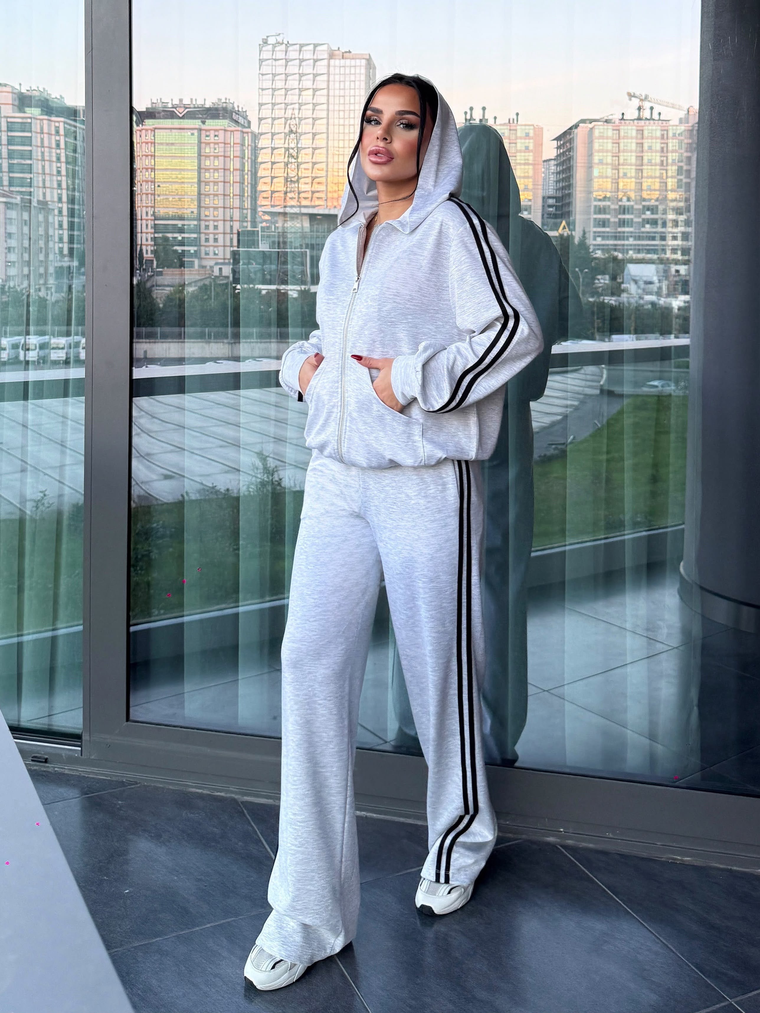 Asfa İkili Spor Takım Gri