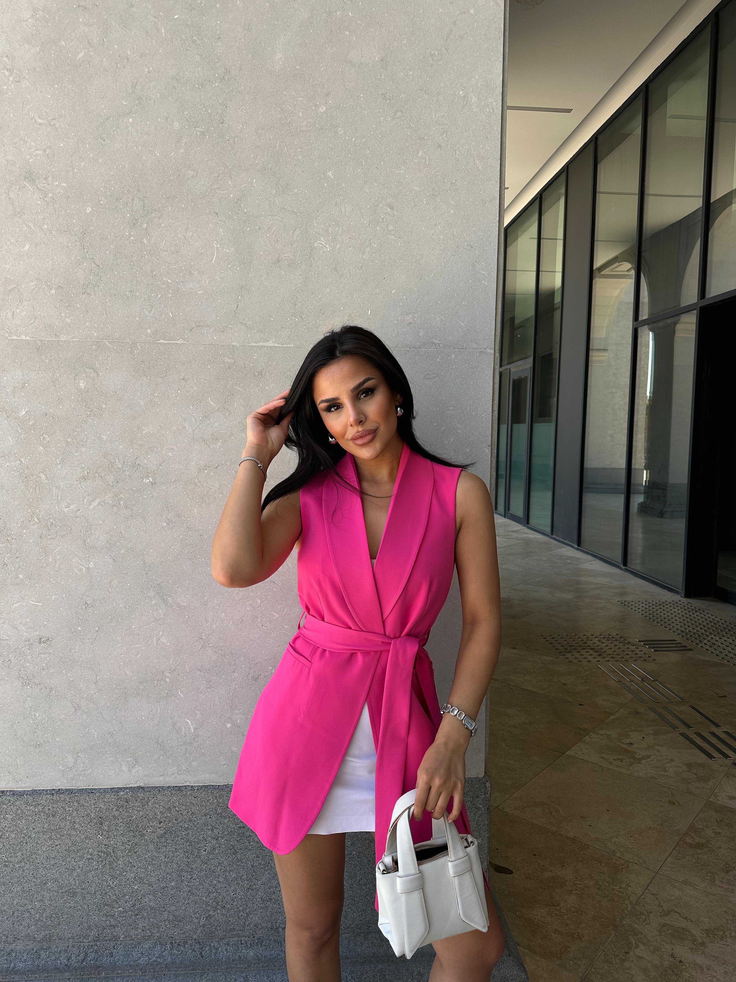 Ashly Yelek Fuşya