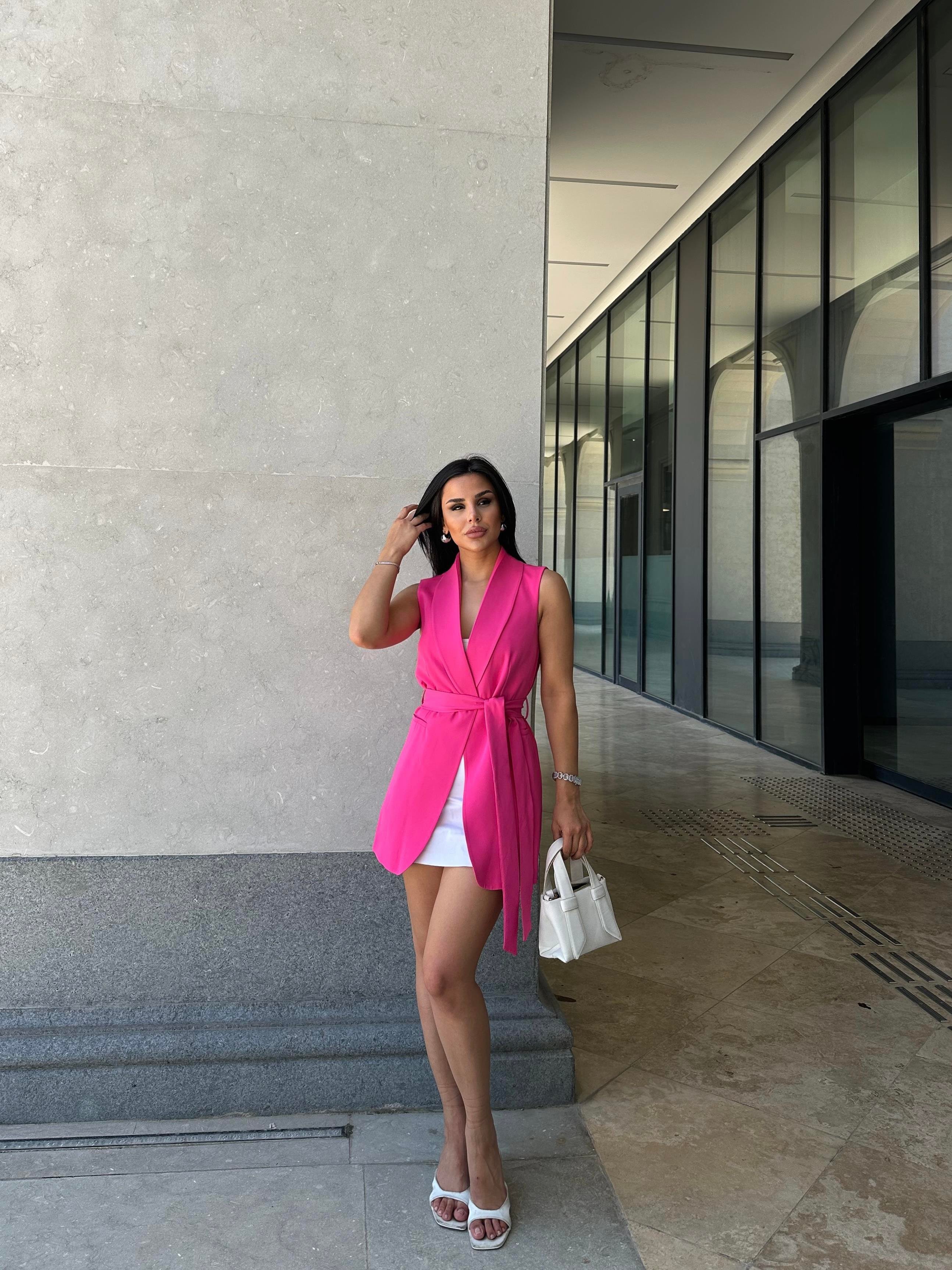 Ashly Yelek Fuşya