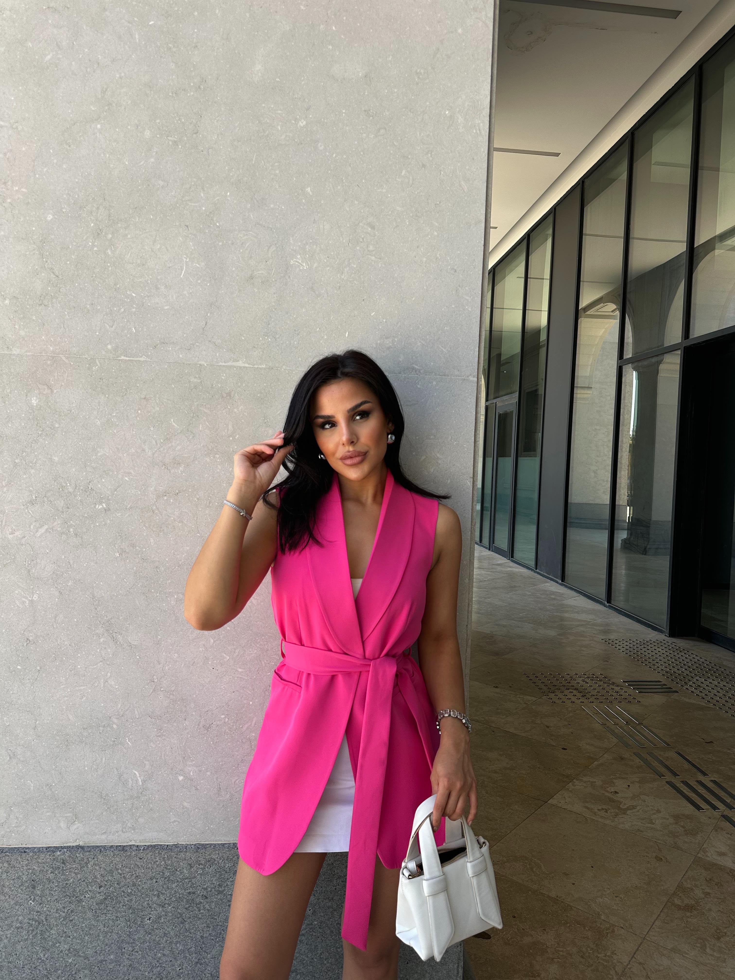 Ashly Yelek Fuşya
