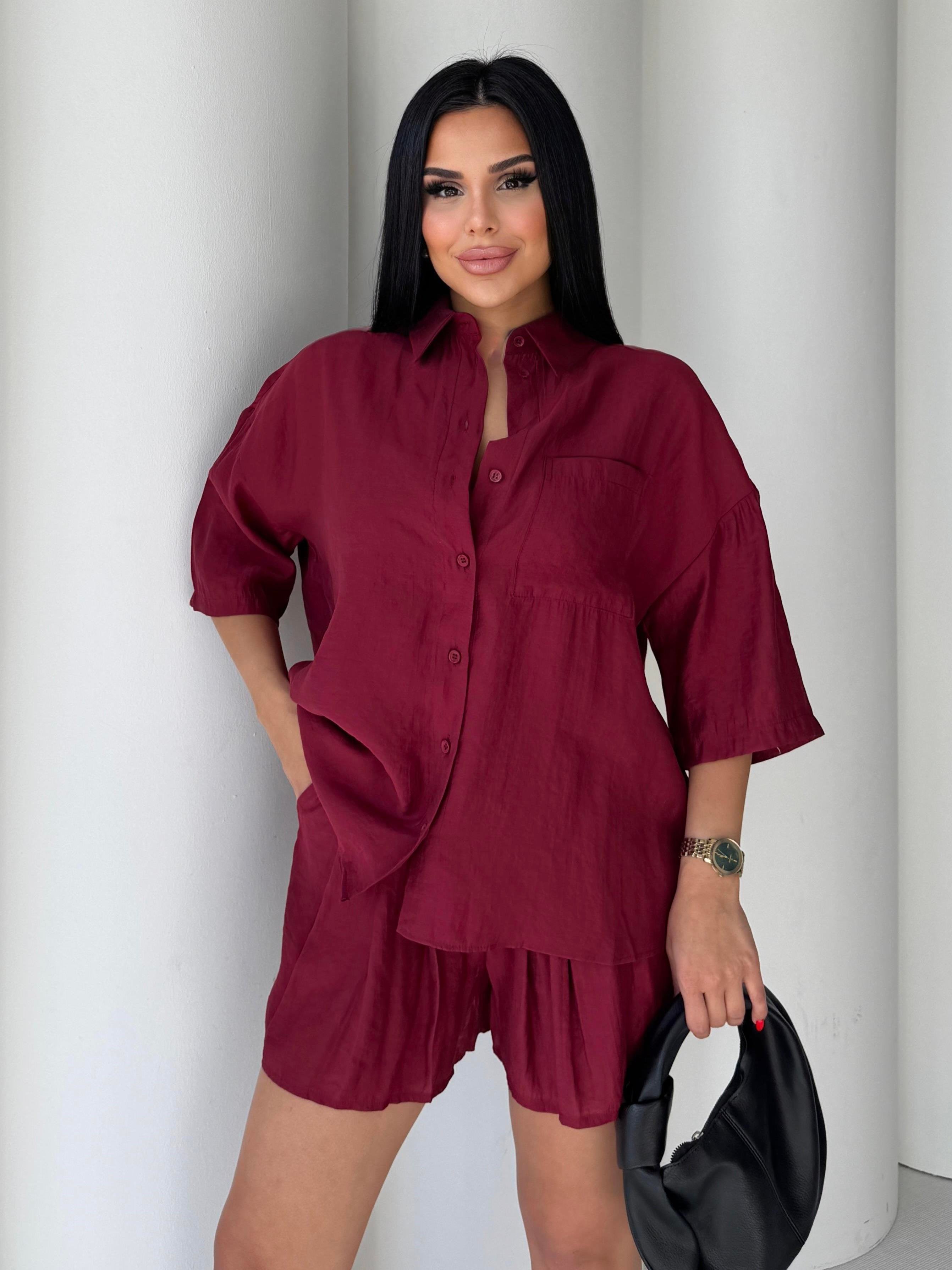 Collec İkili Takım Bordo