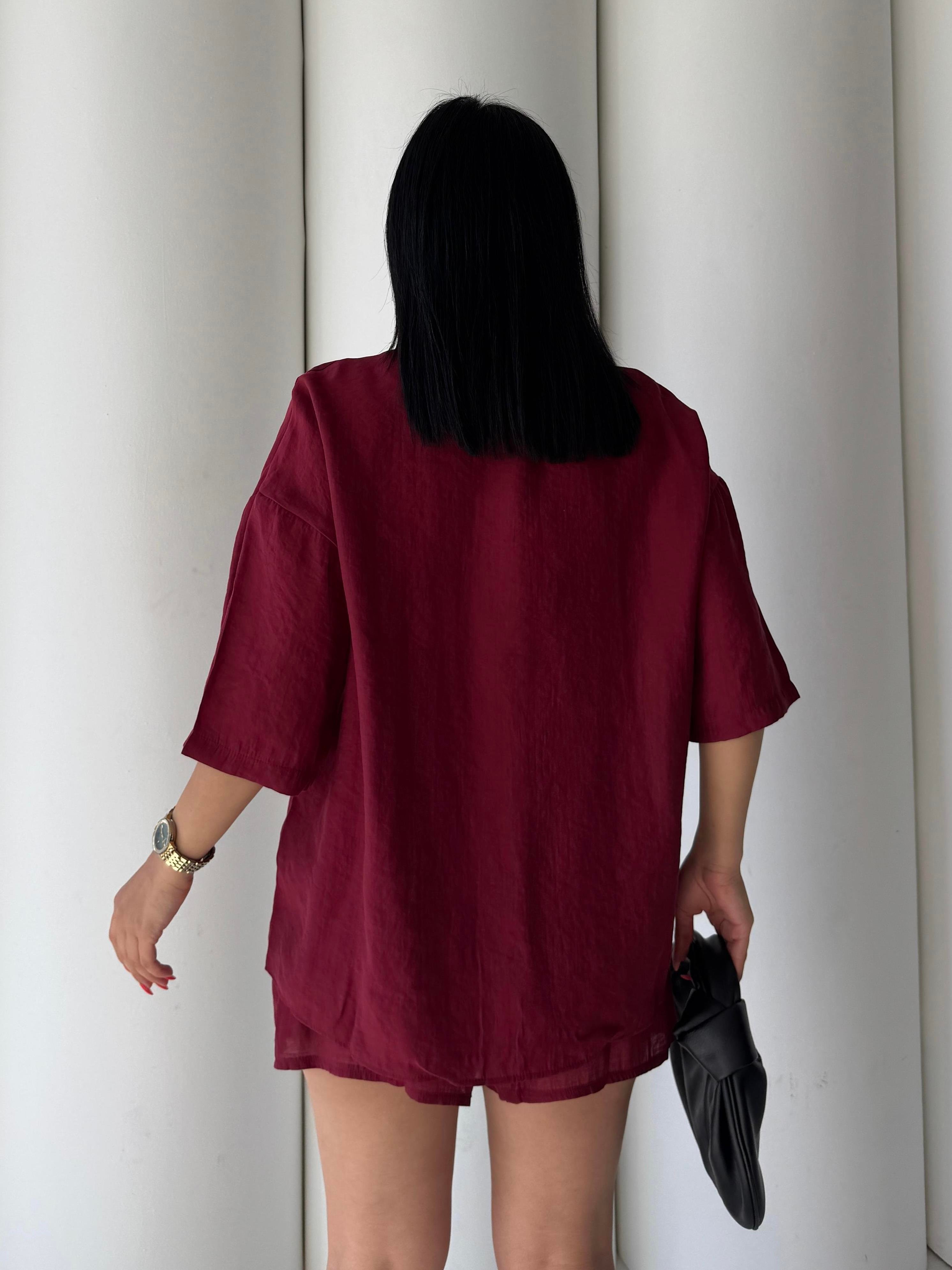 Collec İkili Takım Bordo