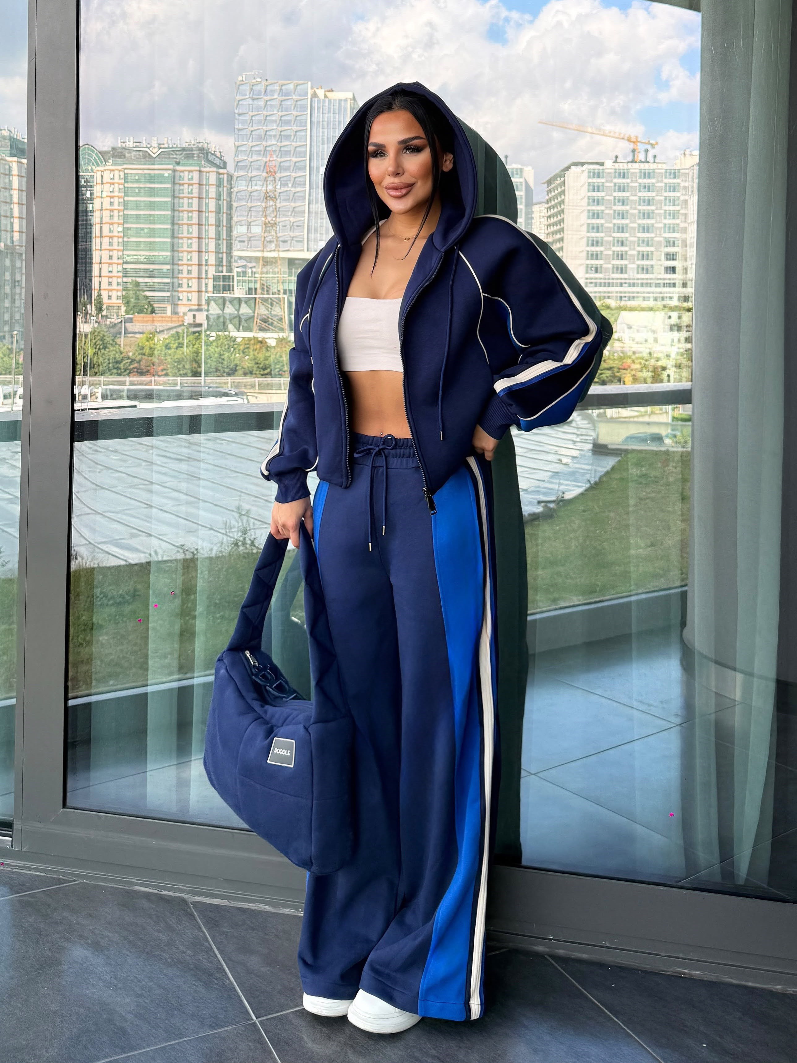 Dora İkili Tasarım Spor Takım Lacivert