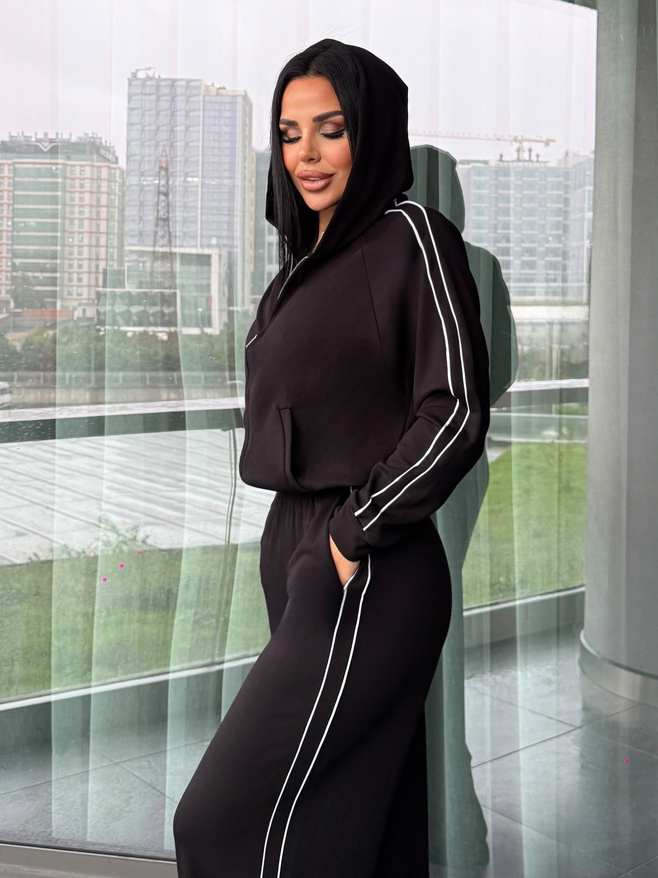 Dreta İkili Spor Takım Siyah