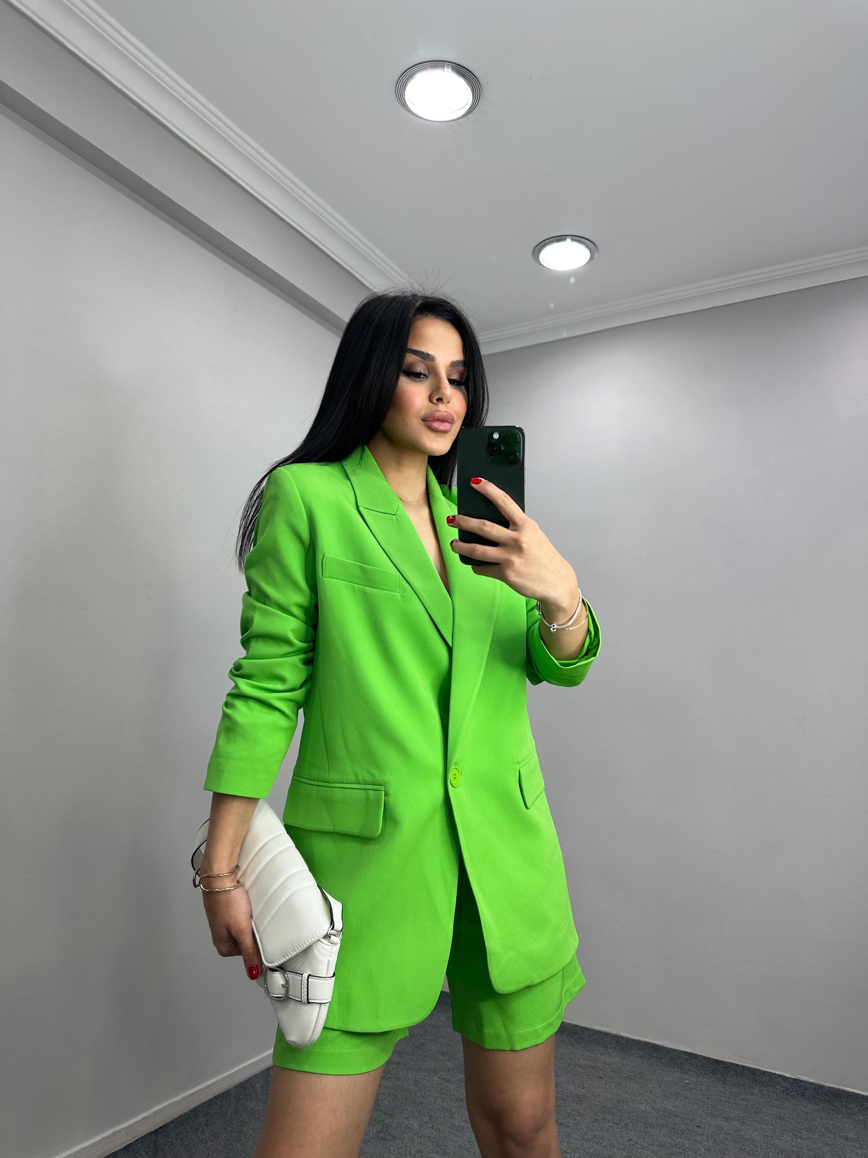 Fresa İkili Şortlu Takım Yeşil 