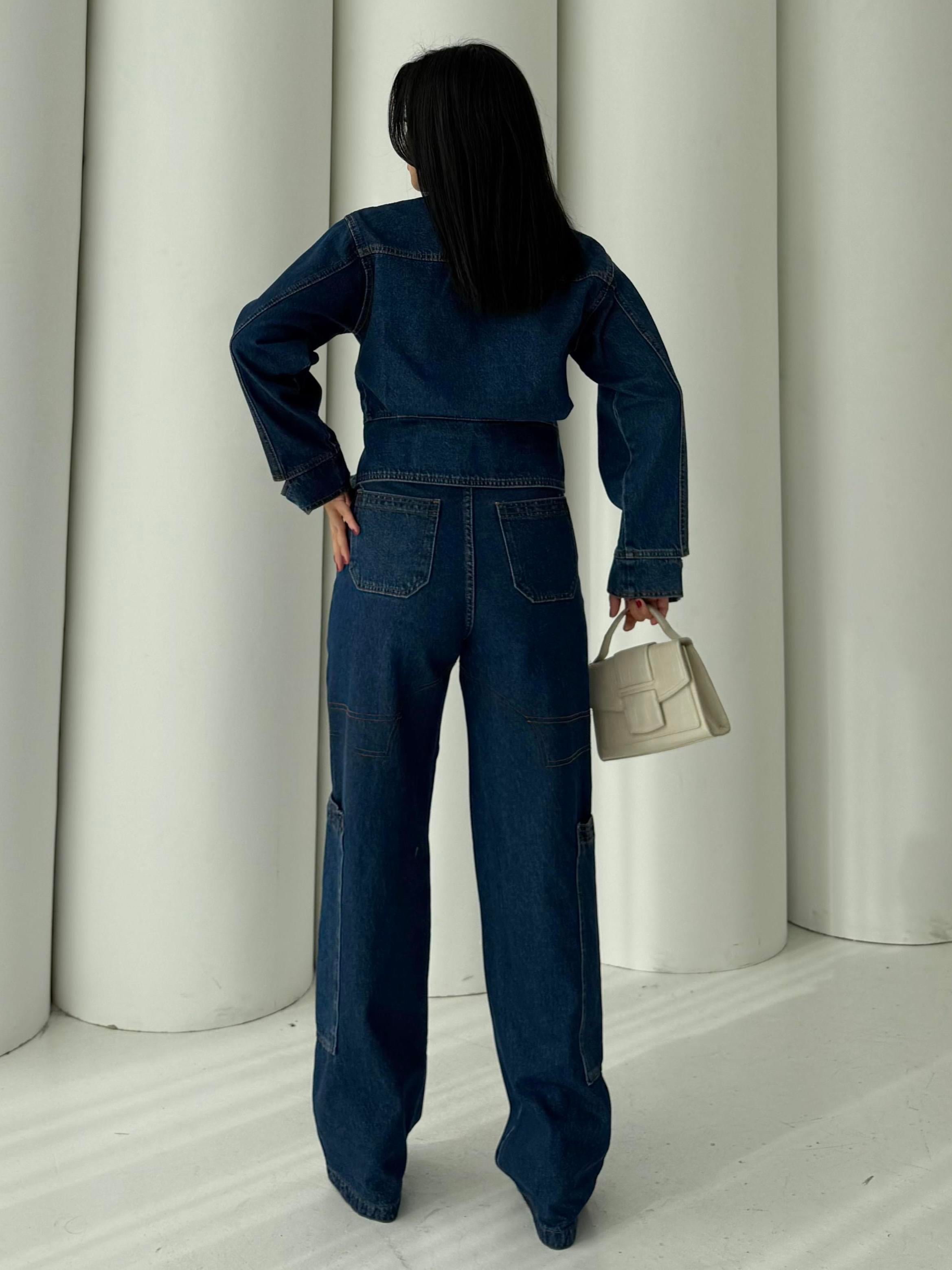 Frozen Tasarım Denim Takım Mavi