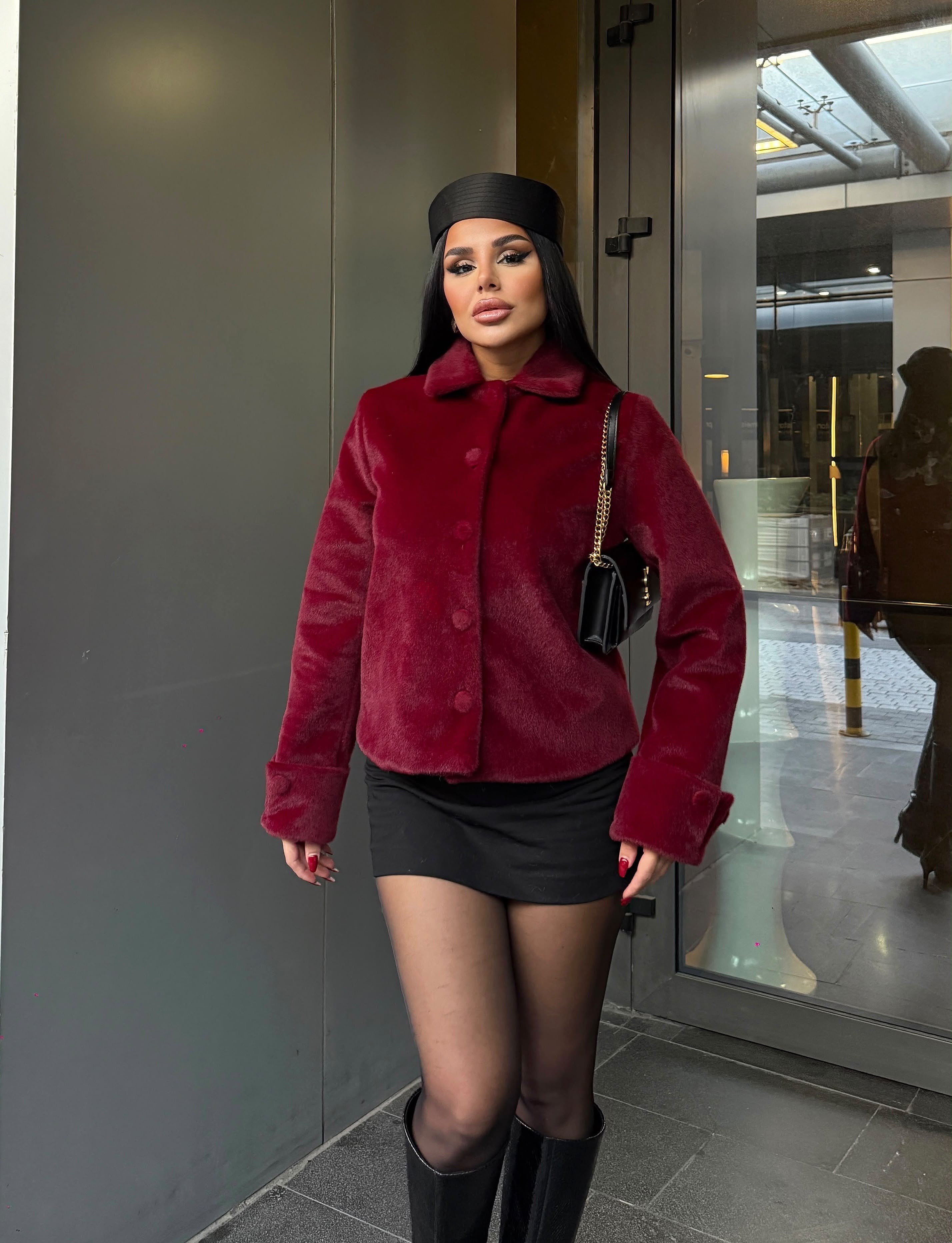 Hattis Ceket Bordo