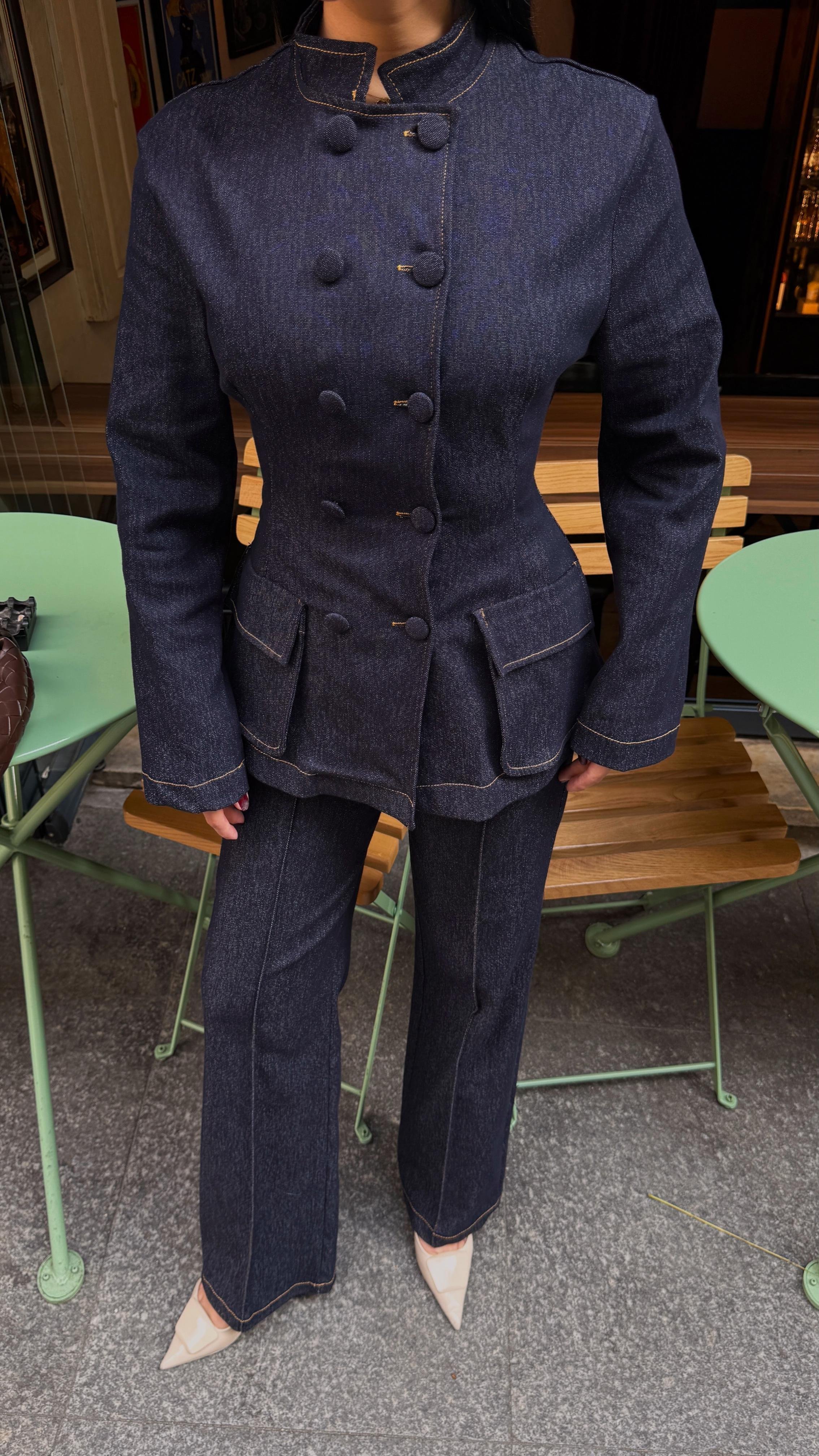 Helins  Denim Takım Lacivert