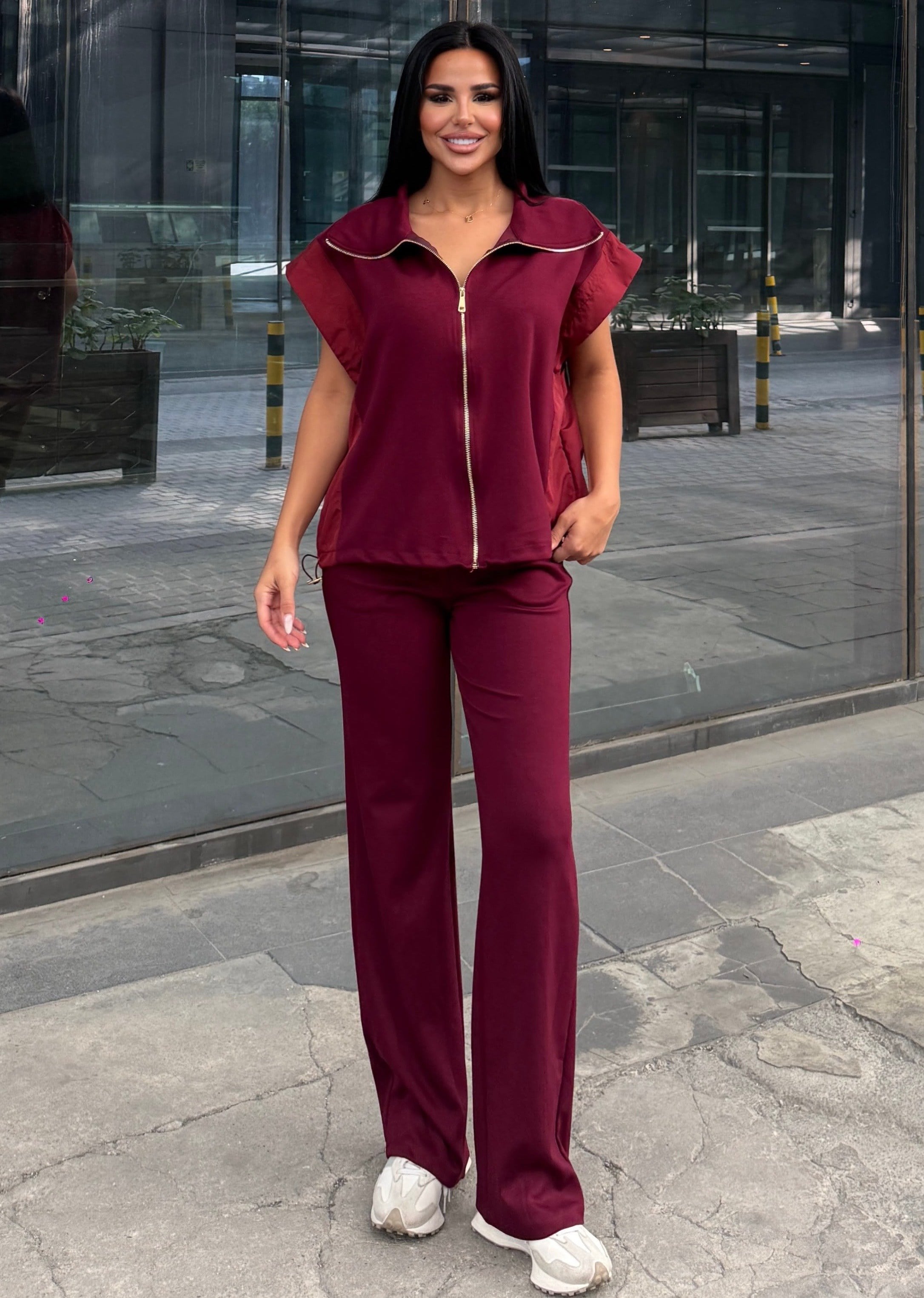 Kenza İkili Spor Takım Bordo