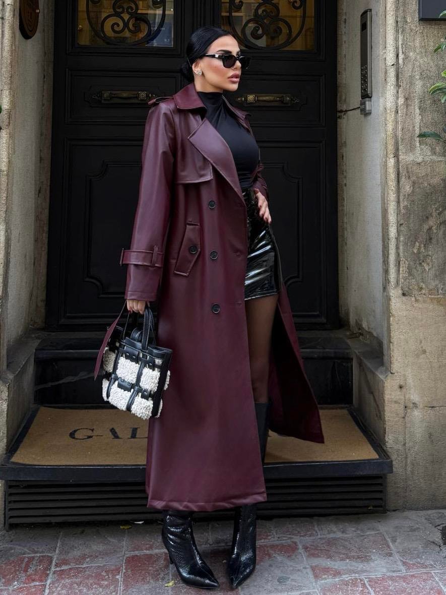 Killers Deri Trenç Bordo