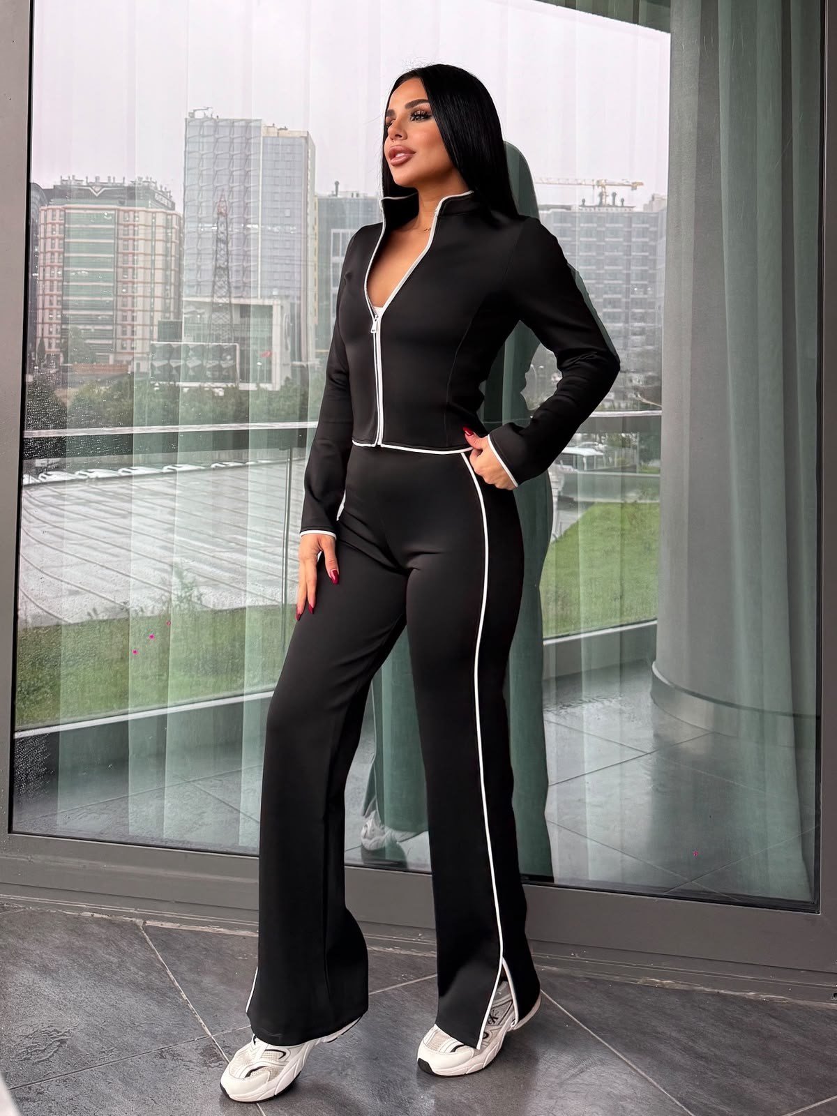 Klex İkili Spor Takım Siyah