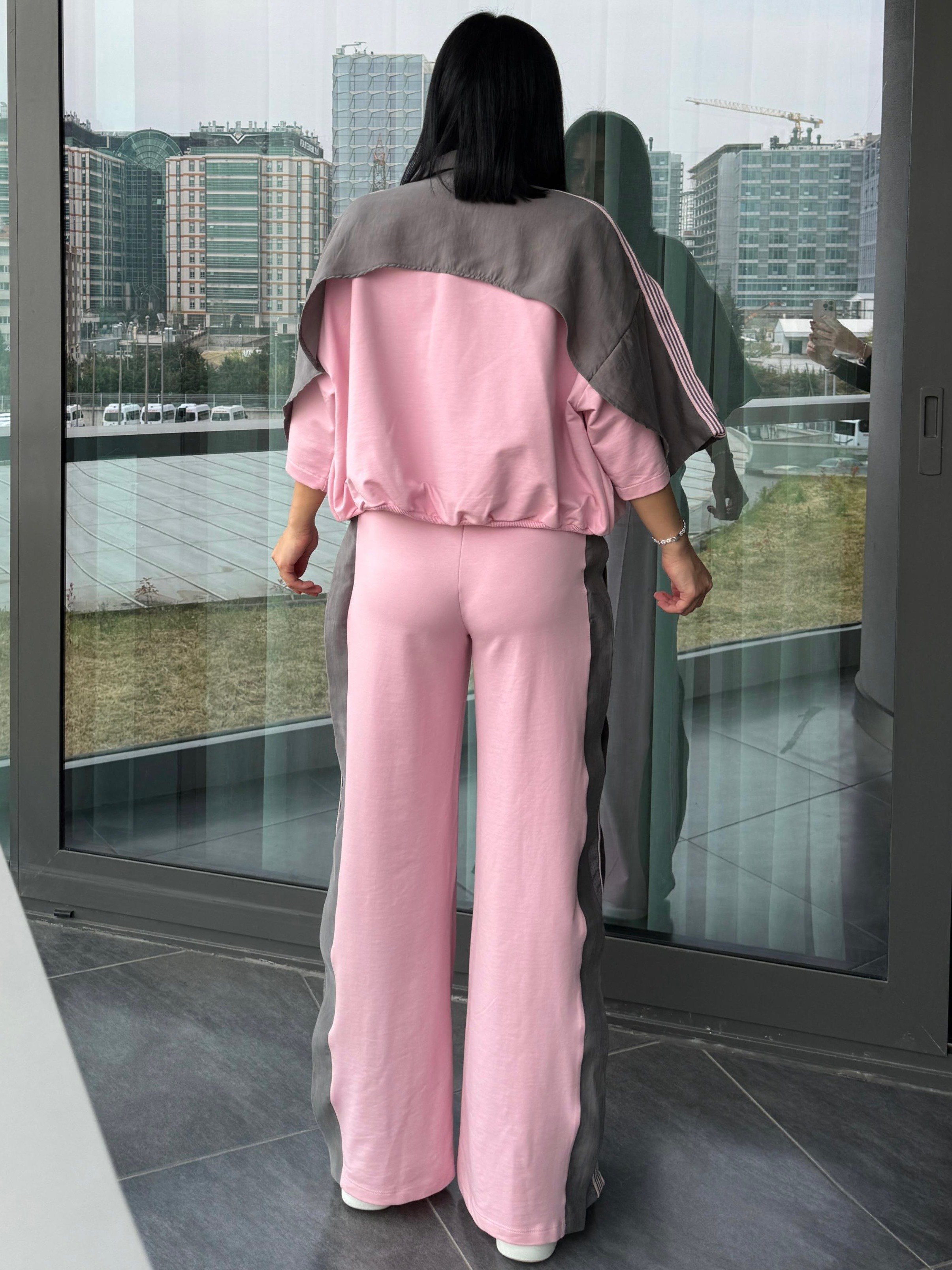 Lasses Üçlü Spor Takım Pembe