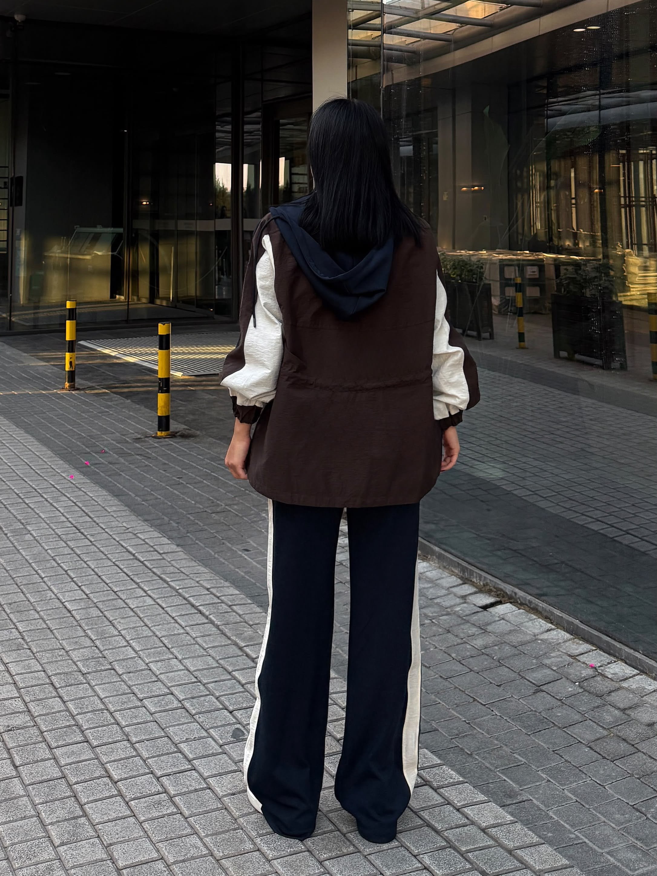 Lassy Paraşüt Detaylı Denim Takım Lacivert