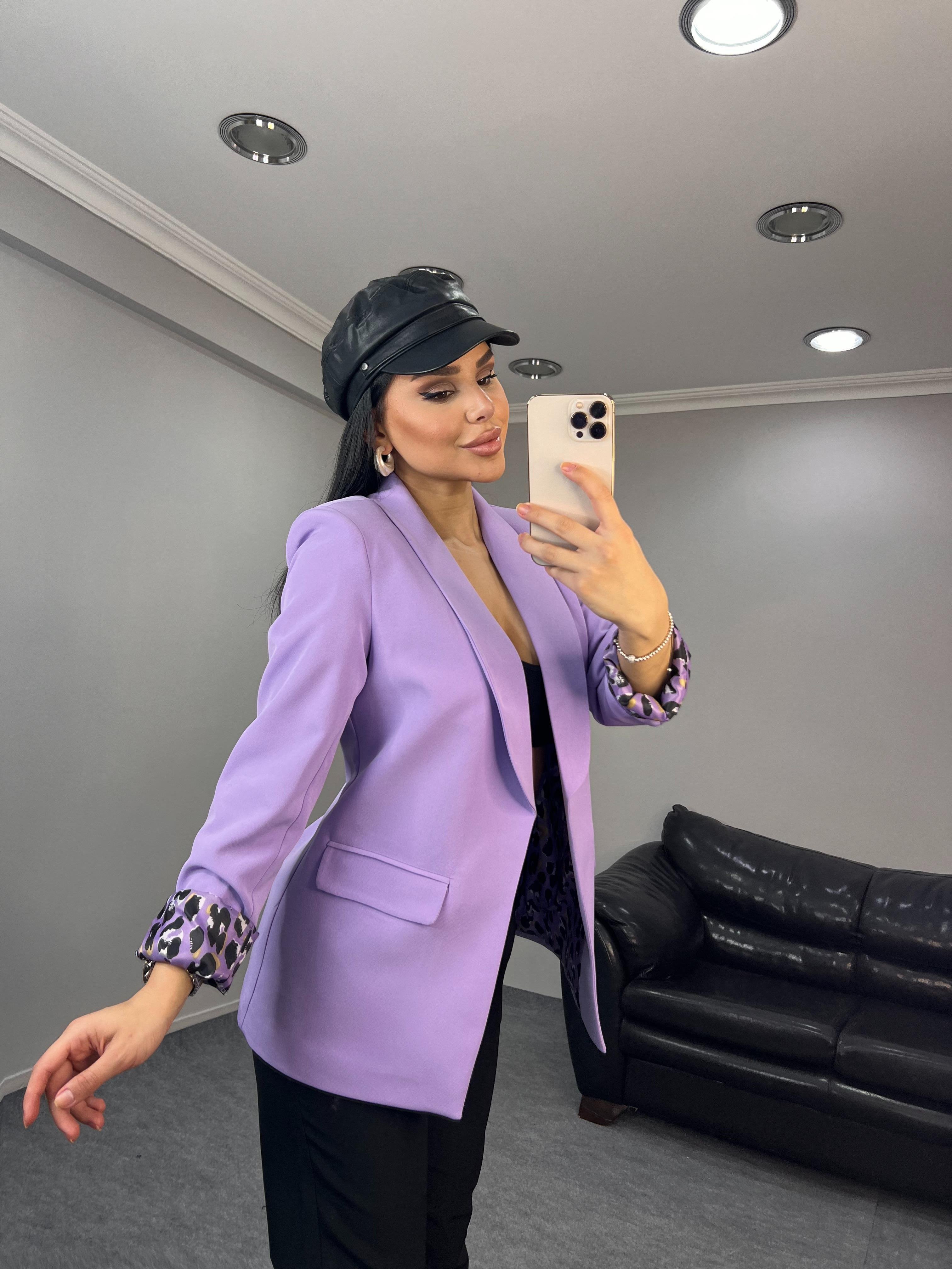Moss Blazer Ceket Lila