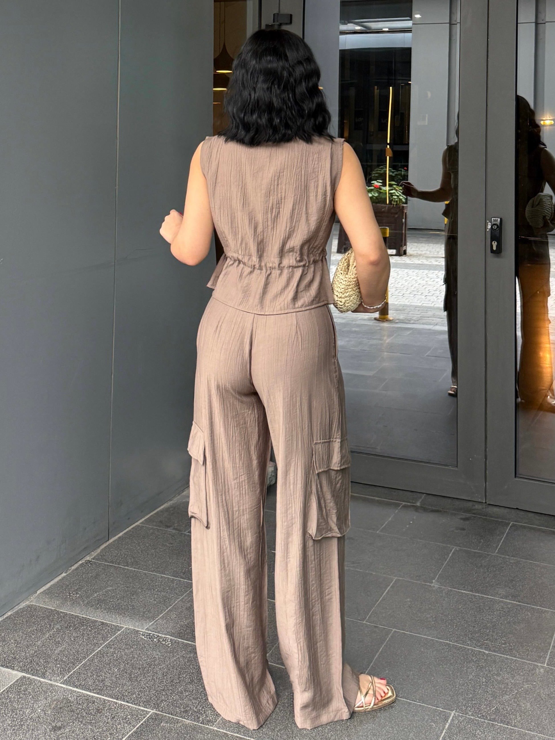 Nefa İkili Takım Bej