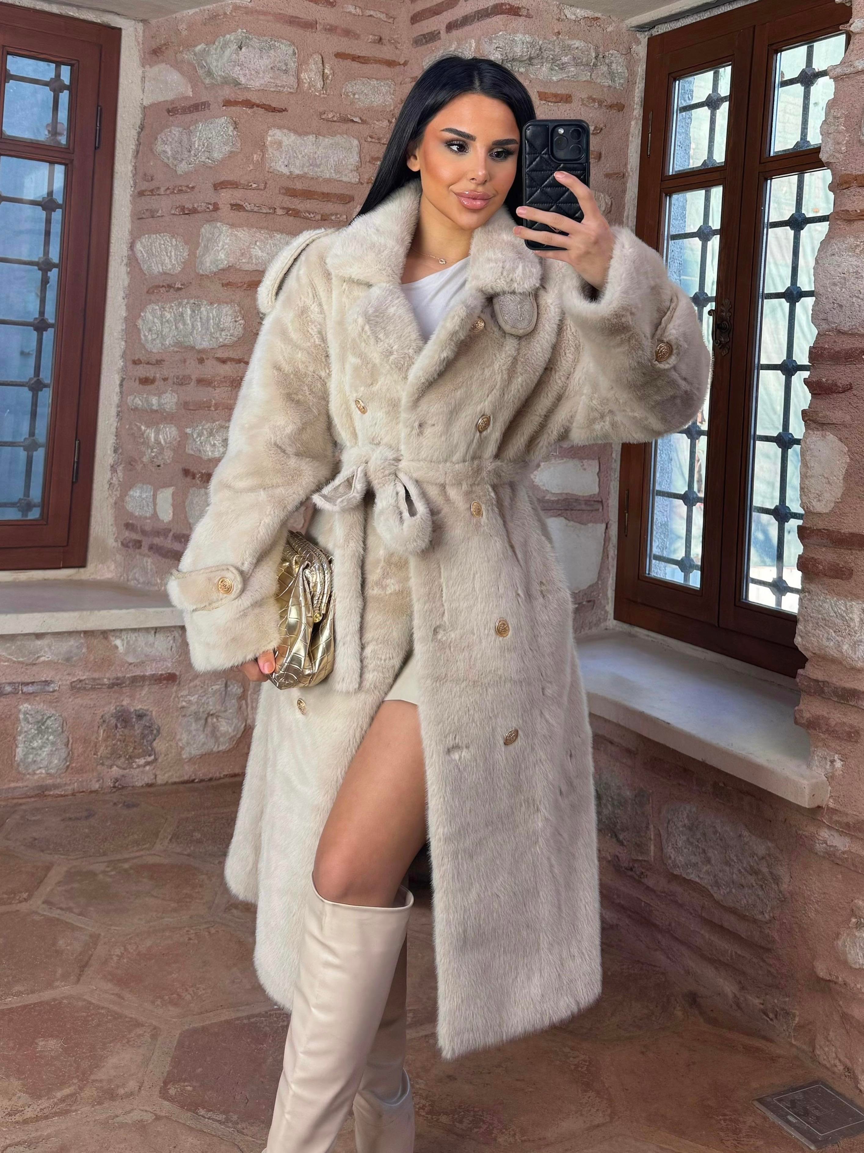 Pelux İthal Kürk Krem