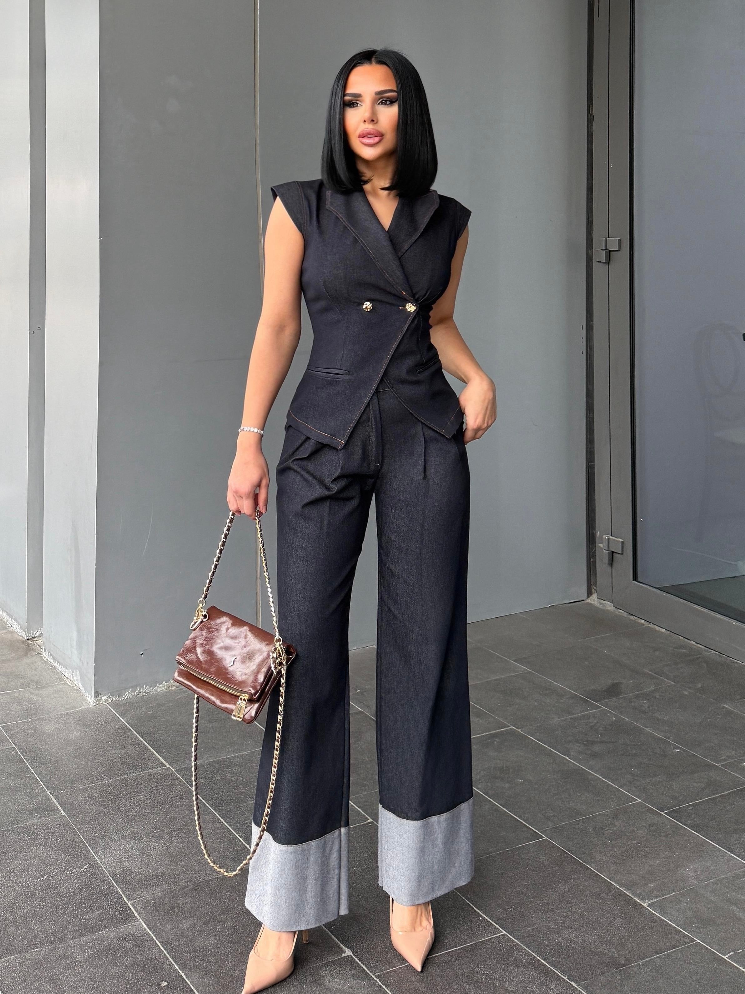 Rivas Tasarım Denim Takım Lacivert