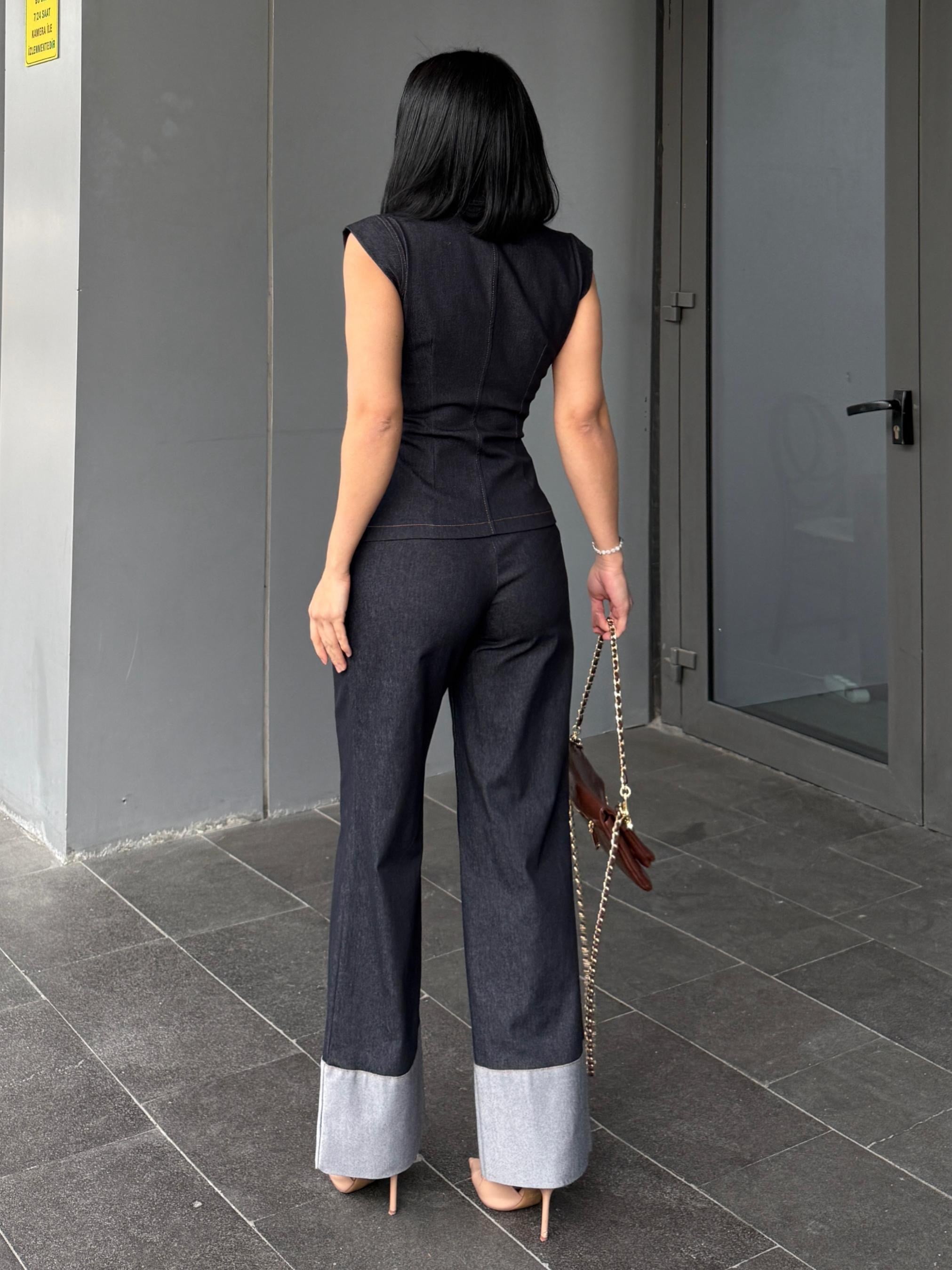 Rivas Tasarım Denim Takım Lacivert