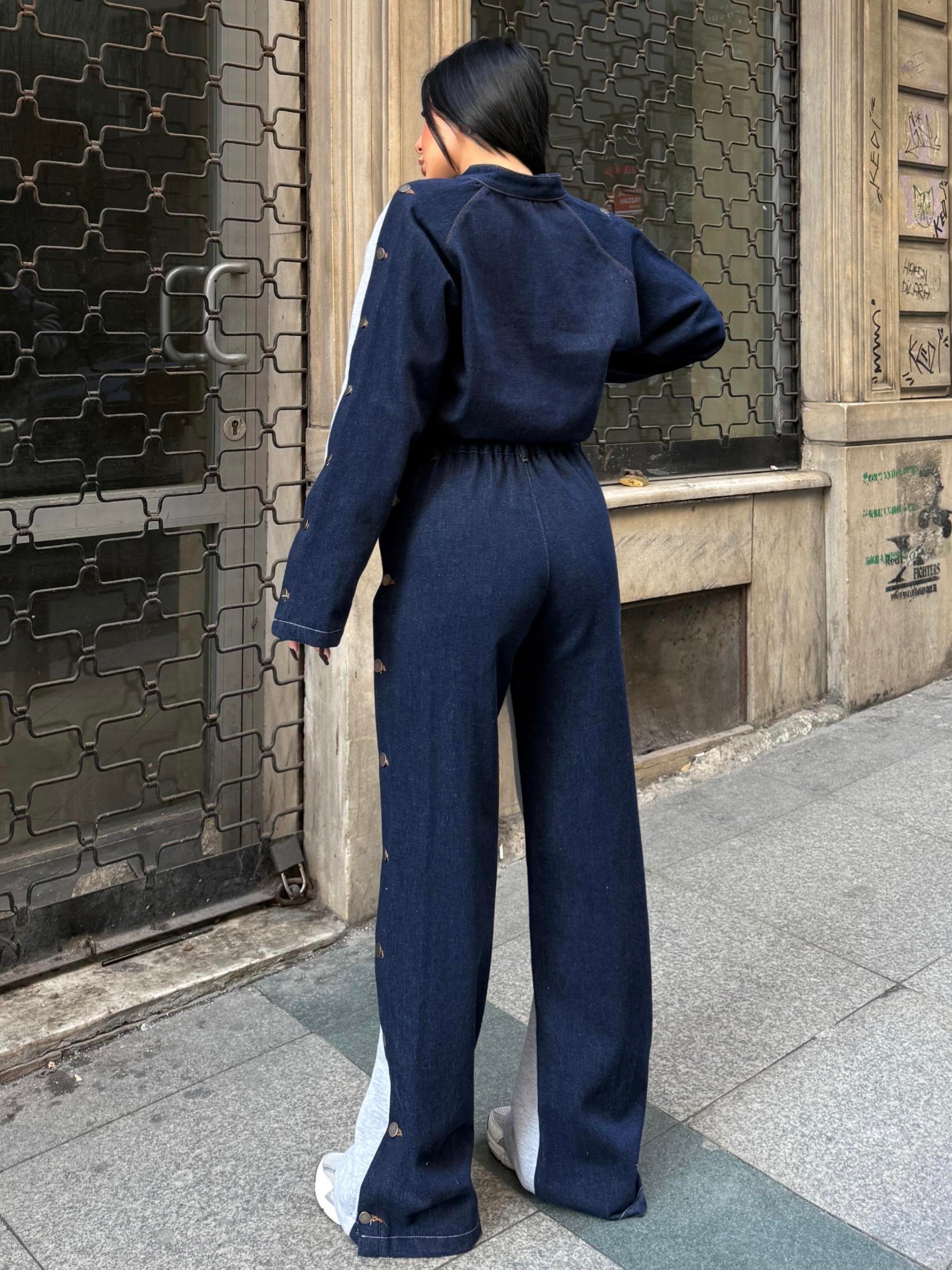 Rivesa Denim Takım Gri
