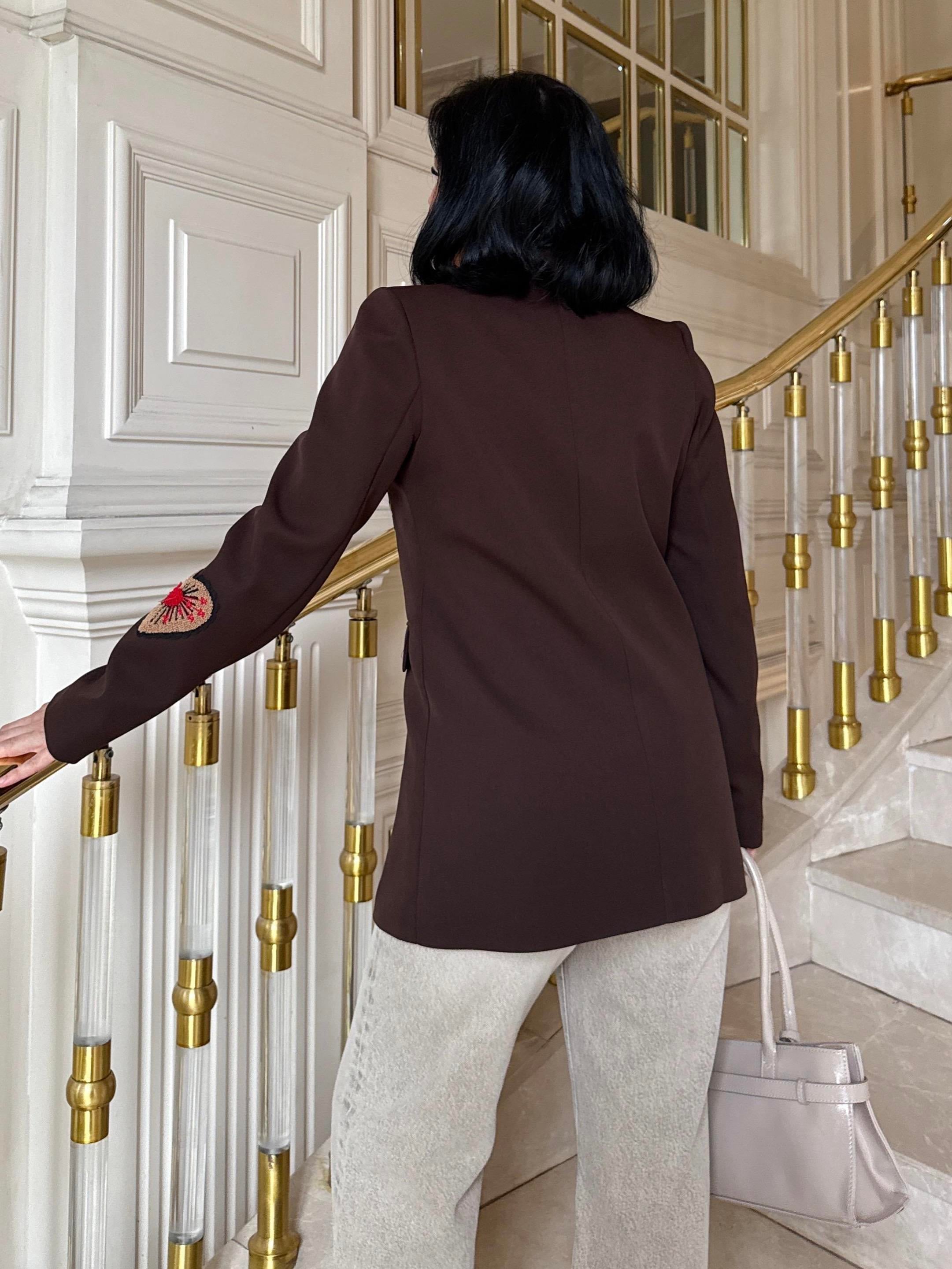 Rubia Tasarım Blazer Ceket Kahve