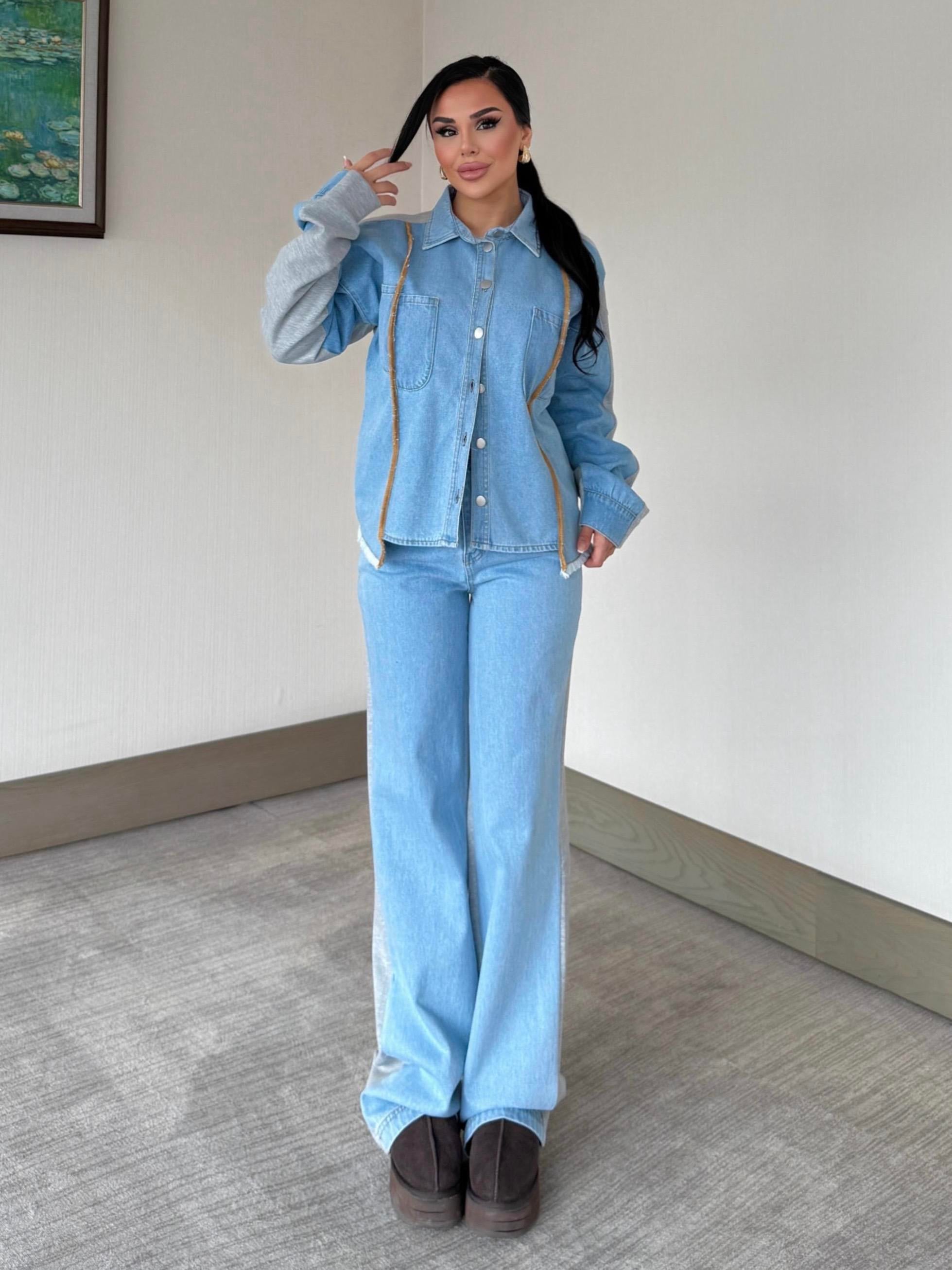 Scato Denim Takım Mavi