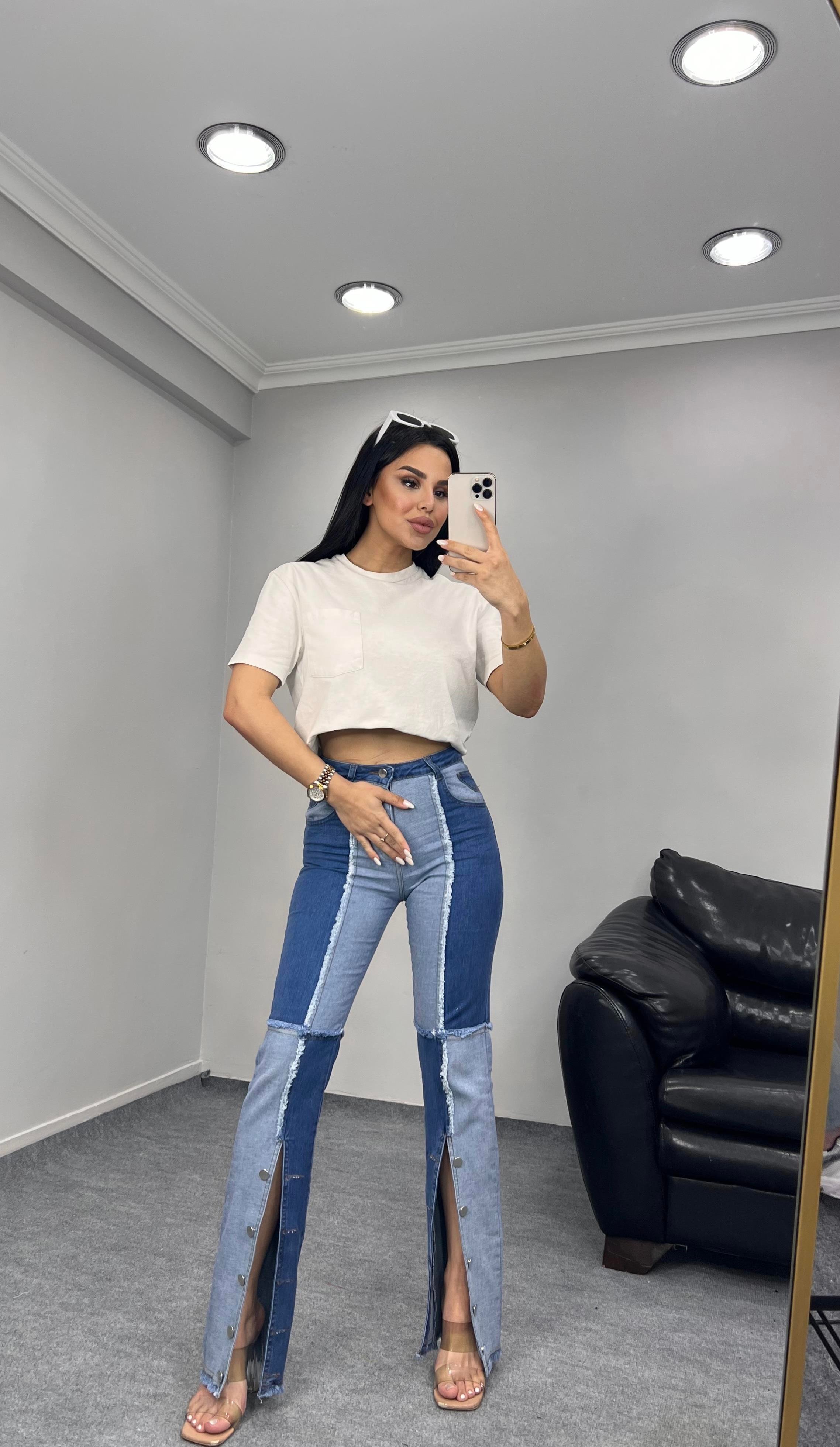 Silvia Parçalı Jean Mavi