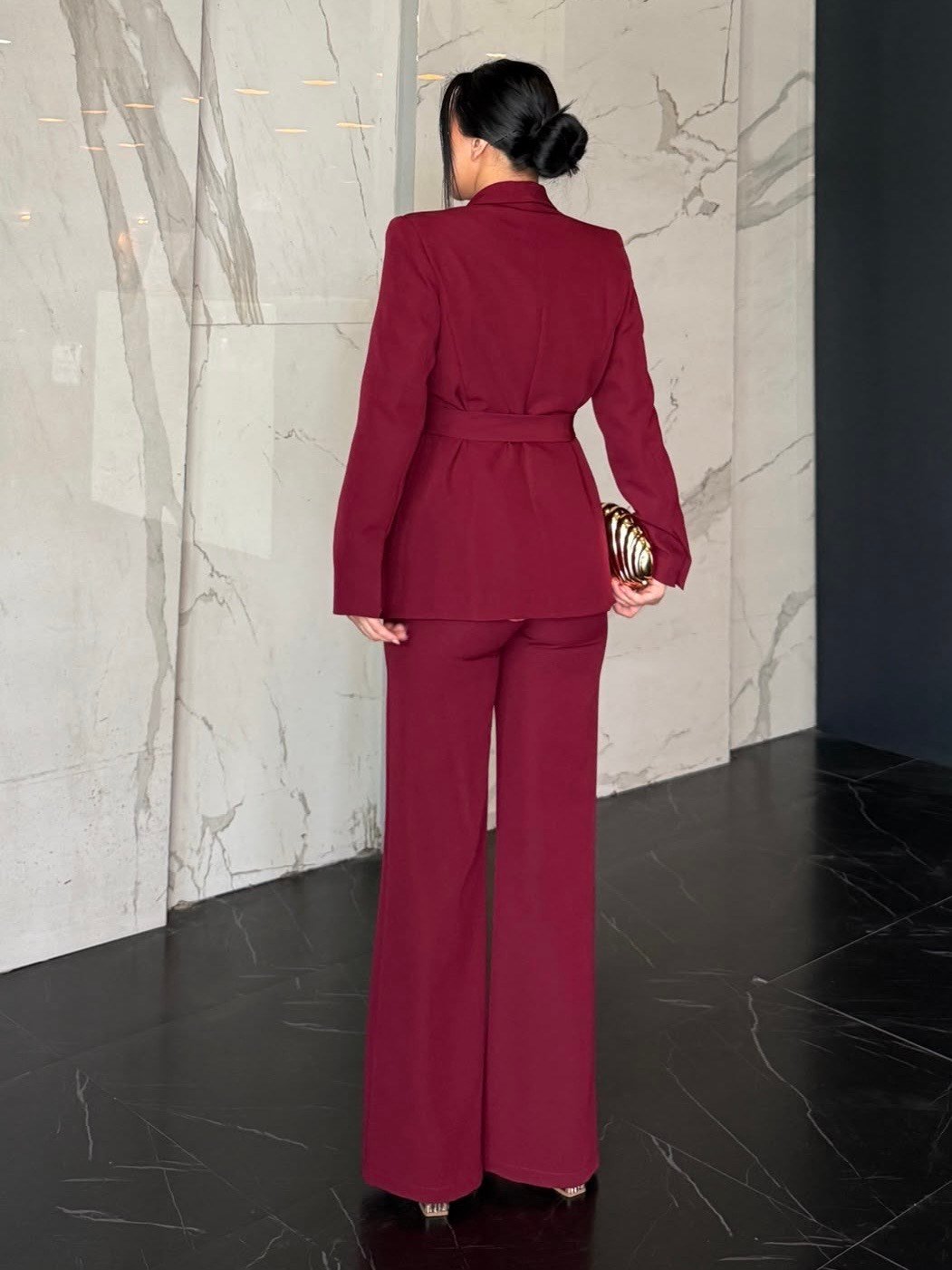Soft İkili Takım Bordo