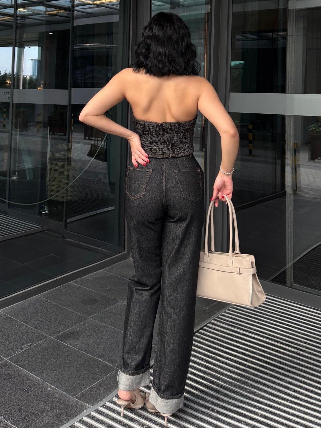 Vildas Tasarım Denim Takım Siyah