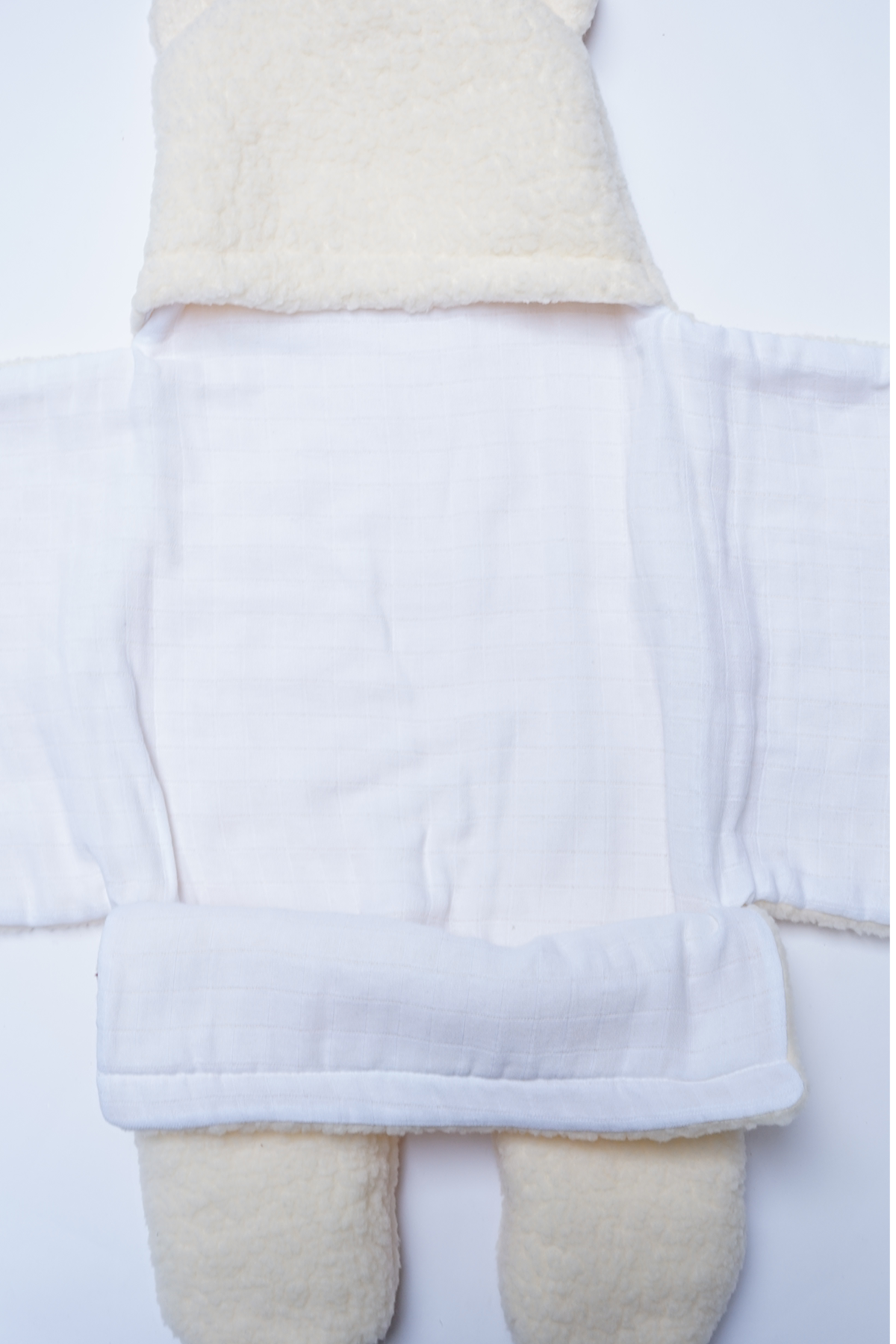  Ayıcık Tasarımlı Müslin Astarlı Peluş Kundak