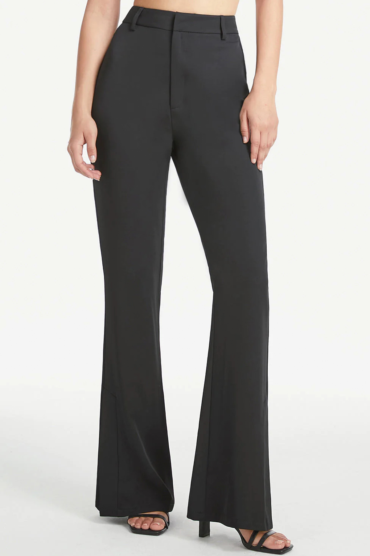  X Nurbeli Kadın İspanyol Paça Basic Pantolon