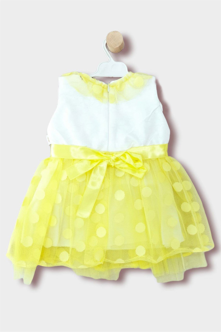 1-4 Yaş Kız Çocuk Tül Etekli Kolsuz Elbise