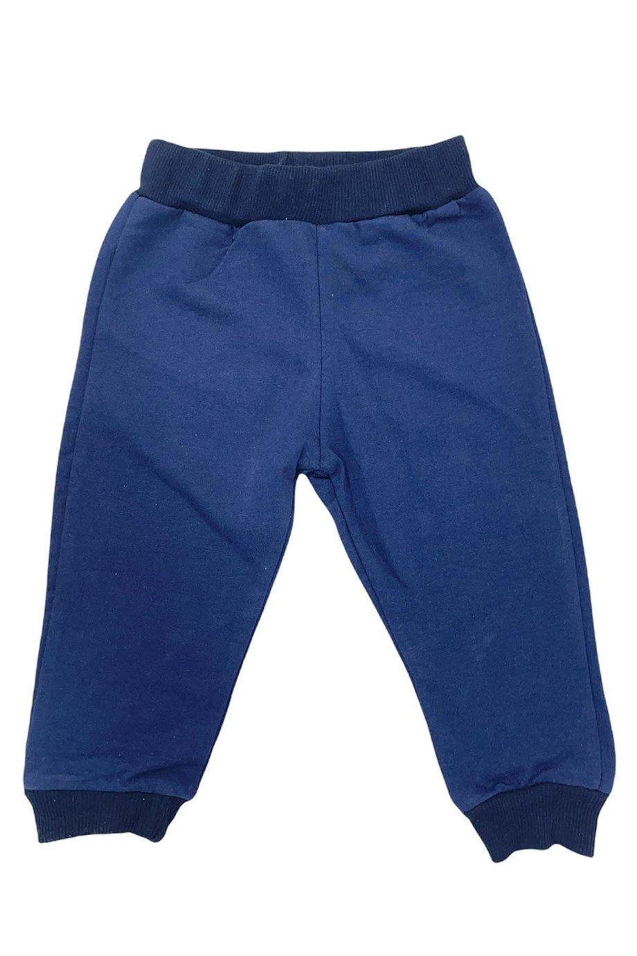 Erkek Bebek Mavi Fermuarlı Uzun Kollu Üçlü Takım