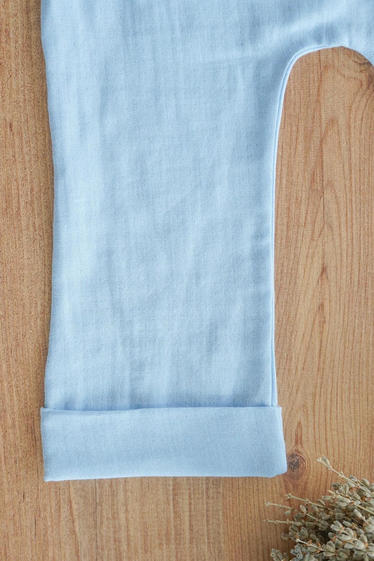 Erkek Bebek Ve Çocuk Gömlekli Ayıcıklı Müslin Salopet Tulum