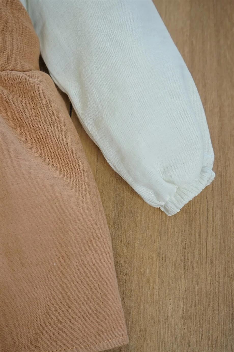 Kız Bebek Müslin İkili Takım