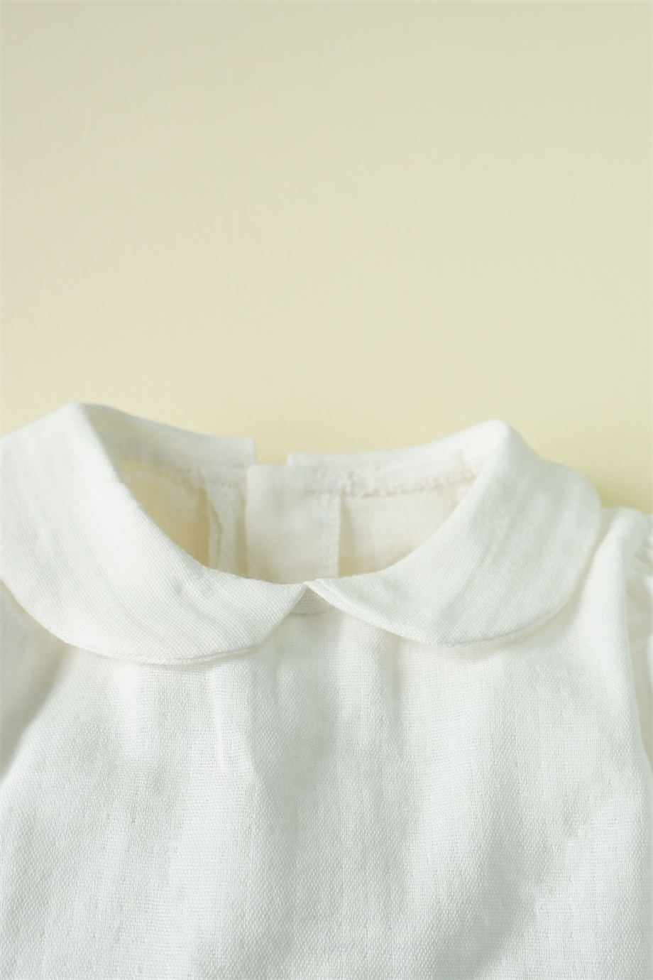 Kız Bebek Uzun Kollu Müslin Fırfırlı Çocuk Gömleği