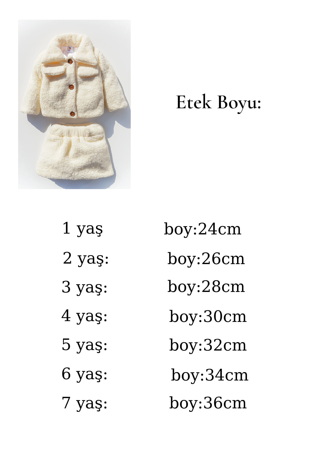 Kız Bebek Ve Çocuk Müslin Astarlı Peluş Etekli Takım