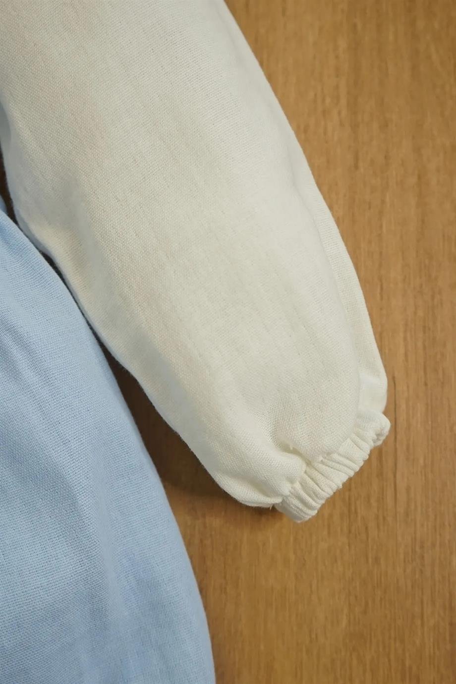 Kız Bebek Ve Çocuk Oyuncak Ayıcık Müslin Pamuklu Elbise