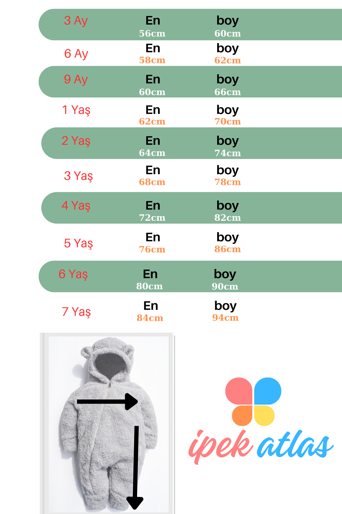 Kız Erkek Bebek Ve Çocuk Kapüşonlu Gri Peluş Tulum