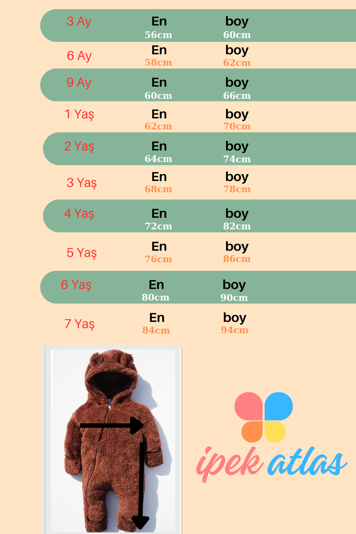 Kız Erkek Bebek Ve Çocuk Kapüşonlu Kışlık Peluş Ayı Tulum