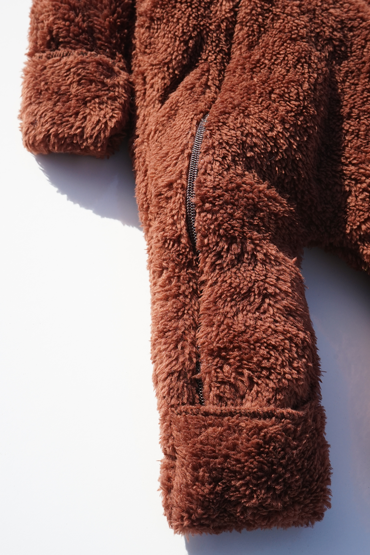 Kız Erkek Bebek Ve Çocuk Kapüşonlu Kışlık Peluş Ayı Tulum