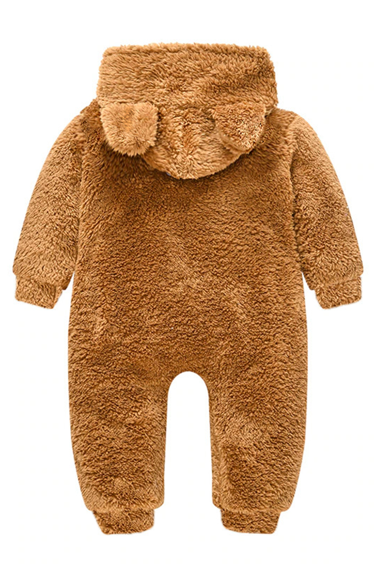 Kız Erkek Bebek Ve Çocuk Kapüşonlu Peluş Ayıcık Tulum