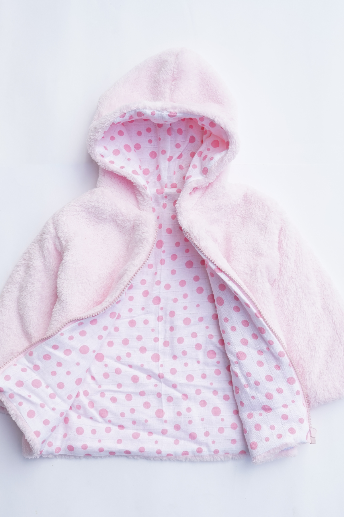 Kız Erkek Bebek Ve Çocuk Müslin Astarlı Fermuarlı Peluş Mont