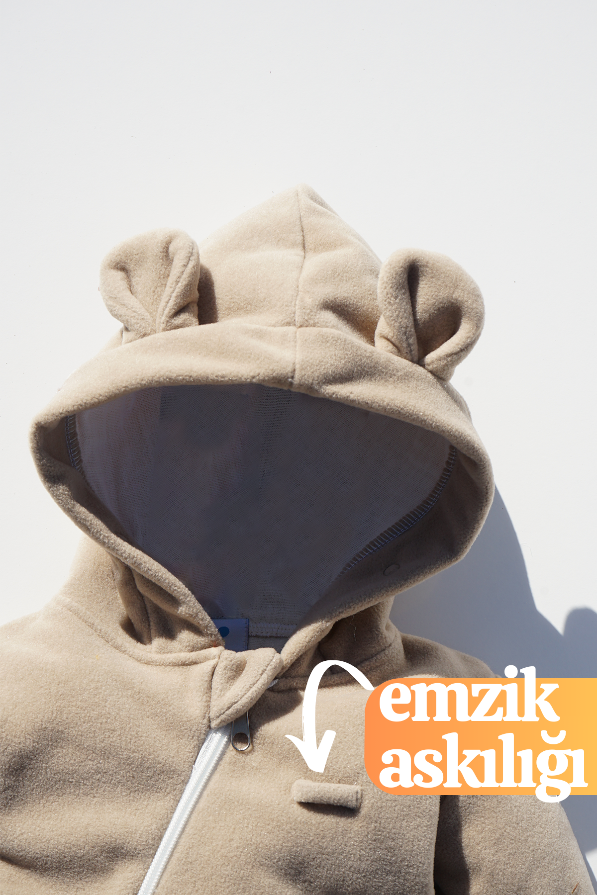 Kız Erkek Bebek Ve Çocuk Müslin Astarlı Polar Tulum