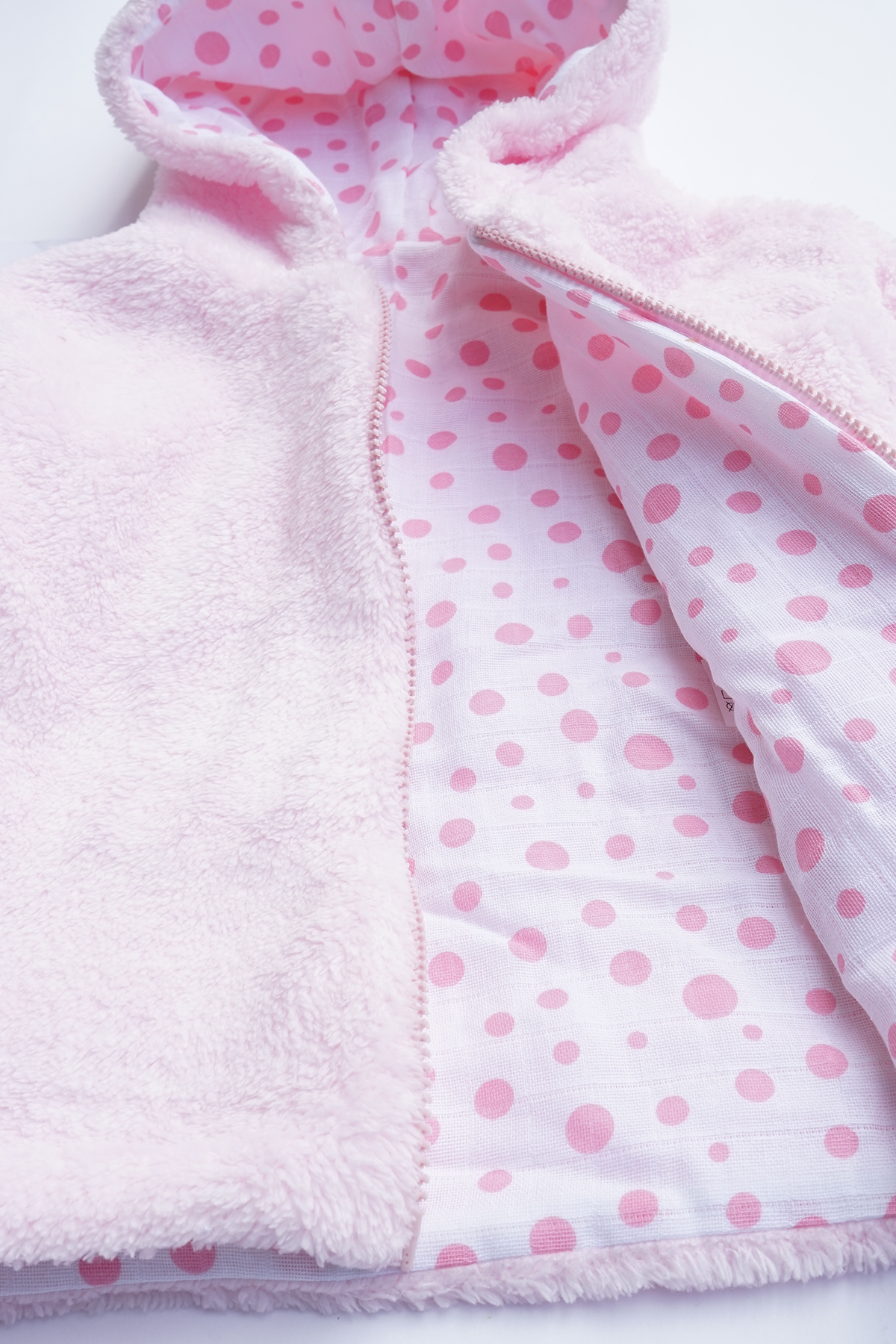 Kız Erkek Bebek Ve Çocuk Müslin Astarlı Fermuarlı Peluş Mont