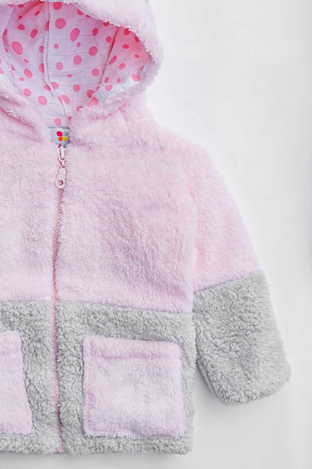 Kız Erkek Bebek Ve Çocuk Müslin Astarlı Ayıcıklı Peluş Mont