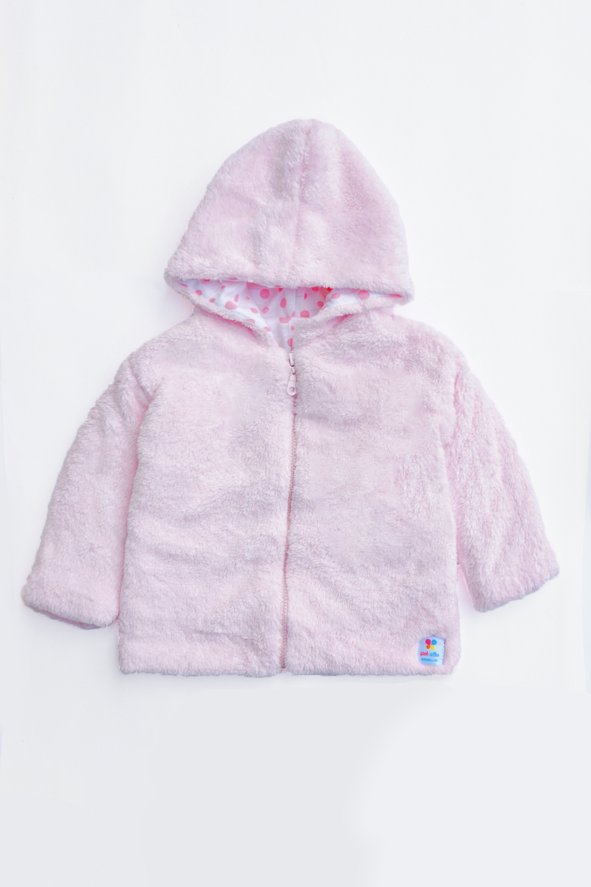 Kız Erkek Bebek Ve Çocuk Müslin Astarlı Fermuarlı Peluş Mont